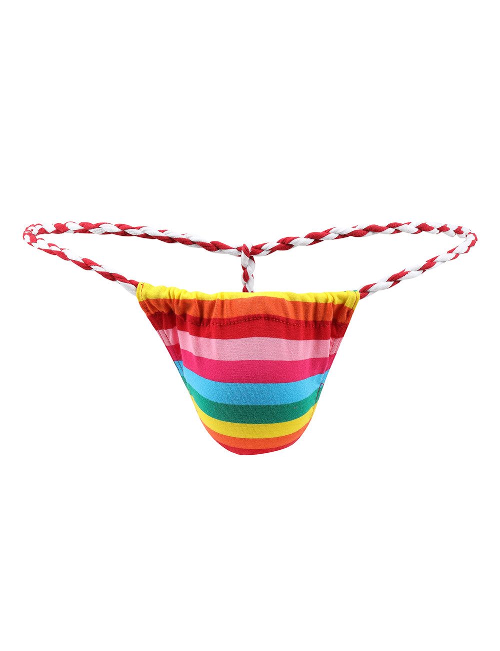 Lau-Fashion Tanga Herren String Rainbow Penis