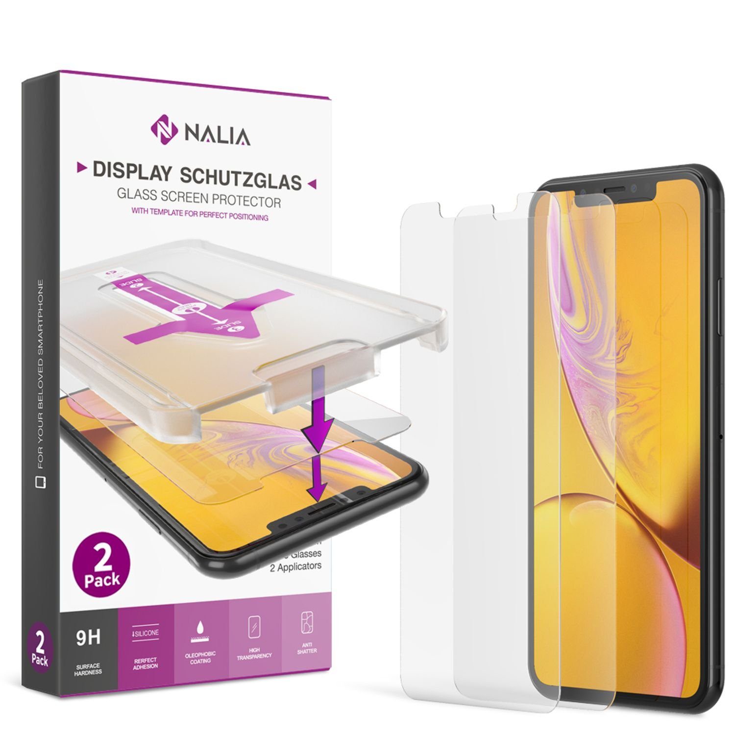 Nalia Schutzfolie Apple iPhone 11,Apple iPhone