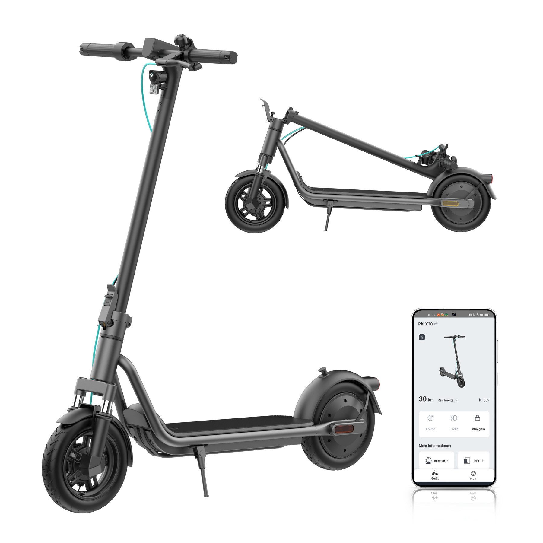 Odys E-Scooter Phi X30 - E-Scooter,