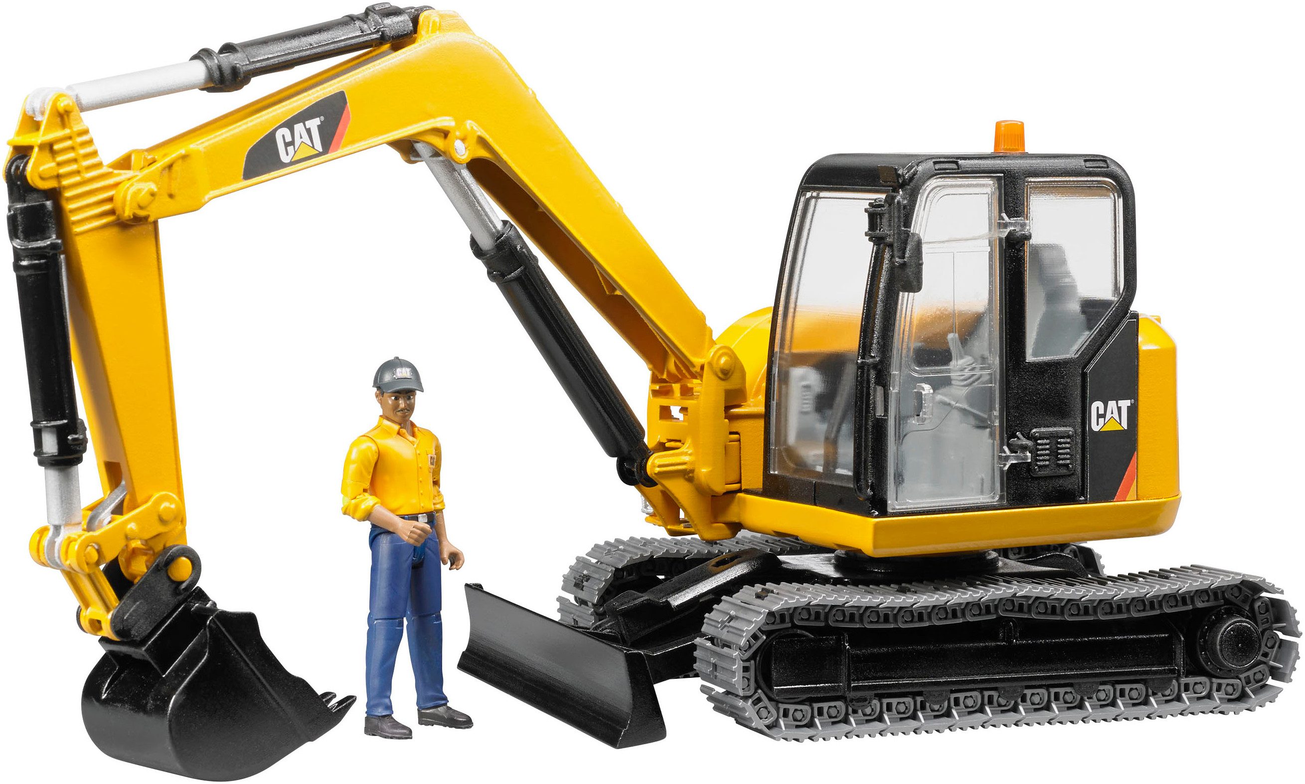 Bruder® Spielzeug-Bagger Cat Minibagger 35 cm