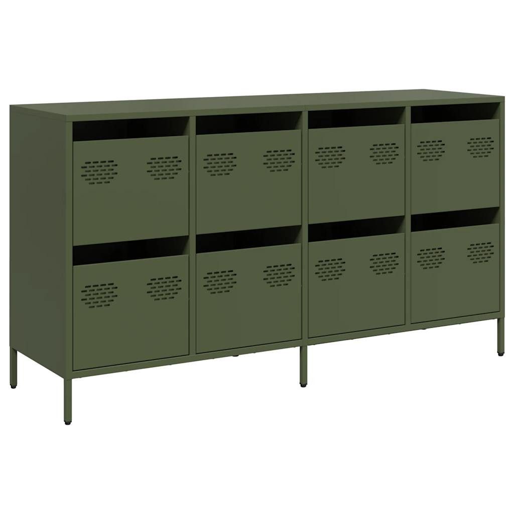vidaXL Sideboard Sideboard Olivgrün 135x39x73,5 cm