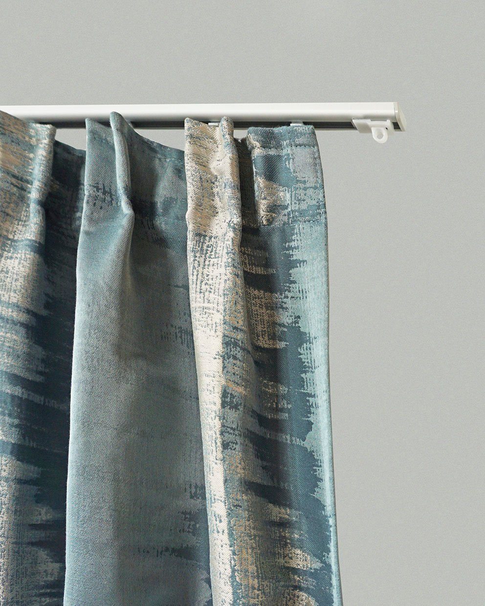 GARESA Gardinenschiene 100, 1-läufig, Wunschmaßlänge, schlichte
