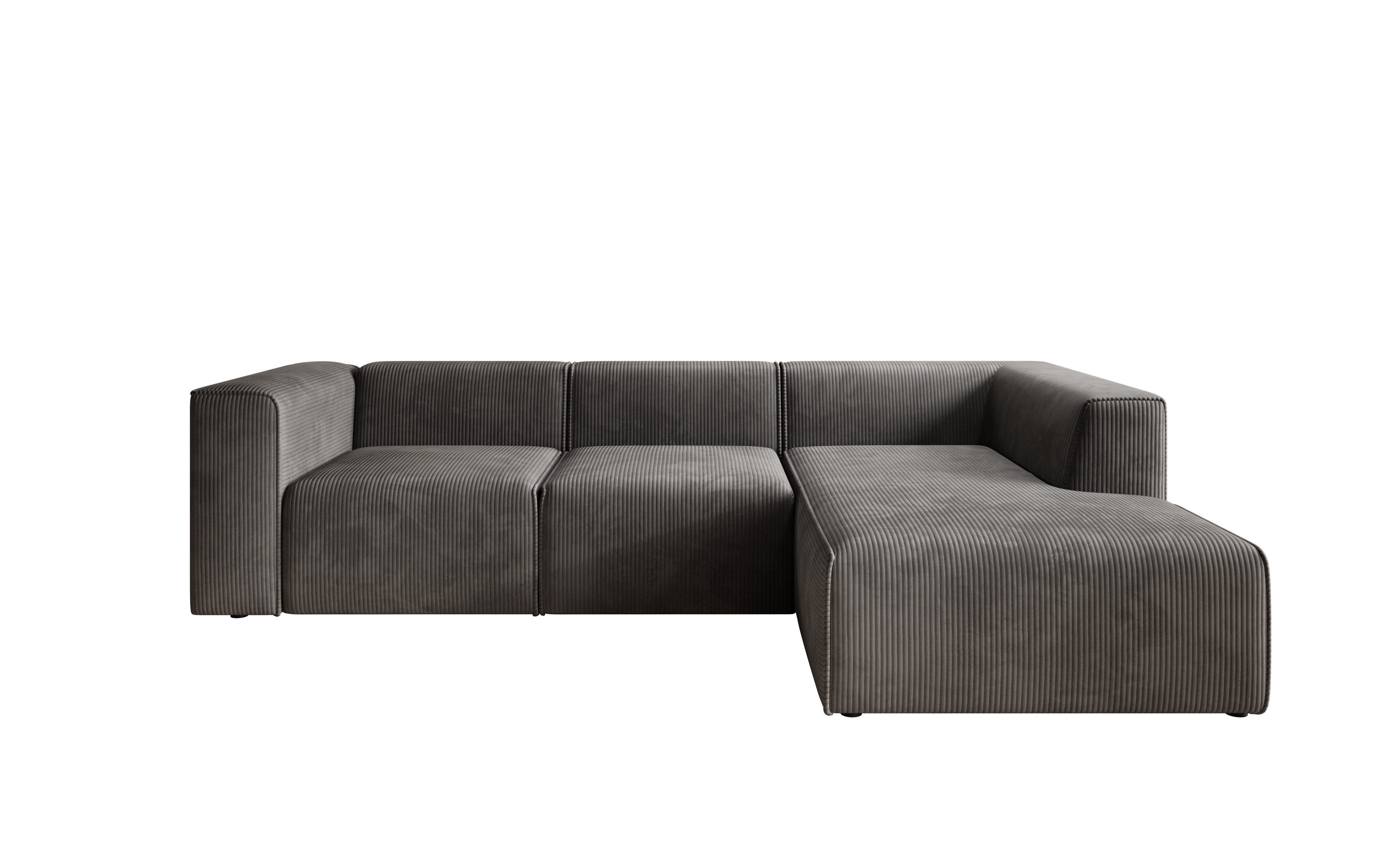 PROMETO Möbel Ecksofa FUEGO - weiches