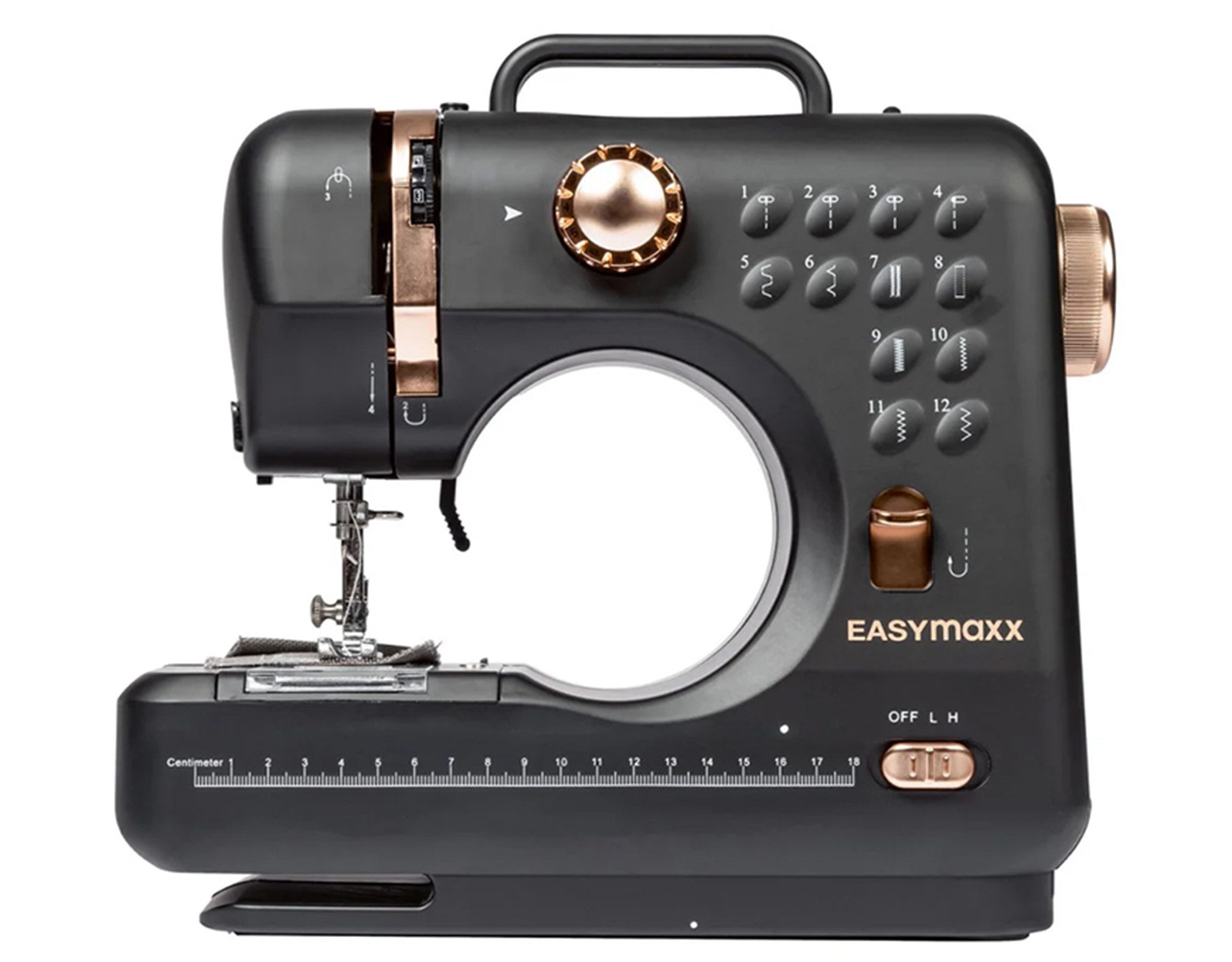 EASYmaxx Nähmaschine EASYmaxx Kompakt-Nähmaschine 12 Sticharten
