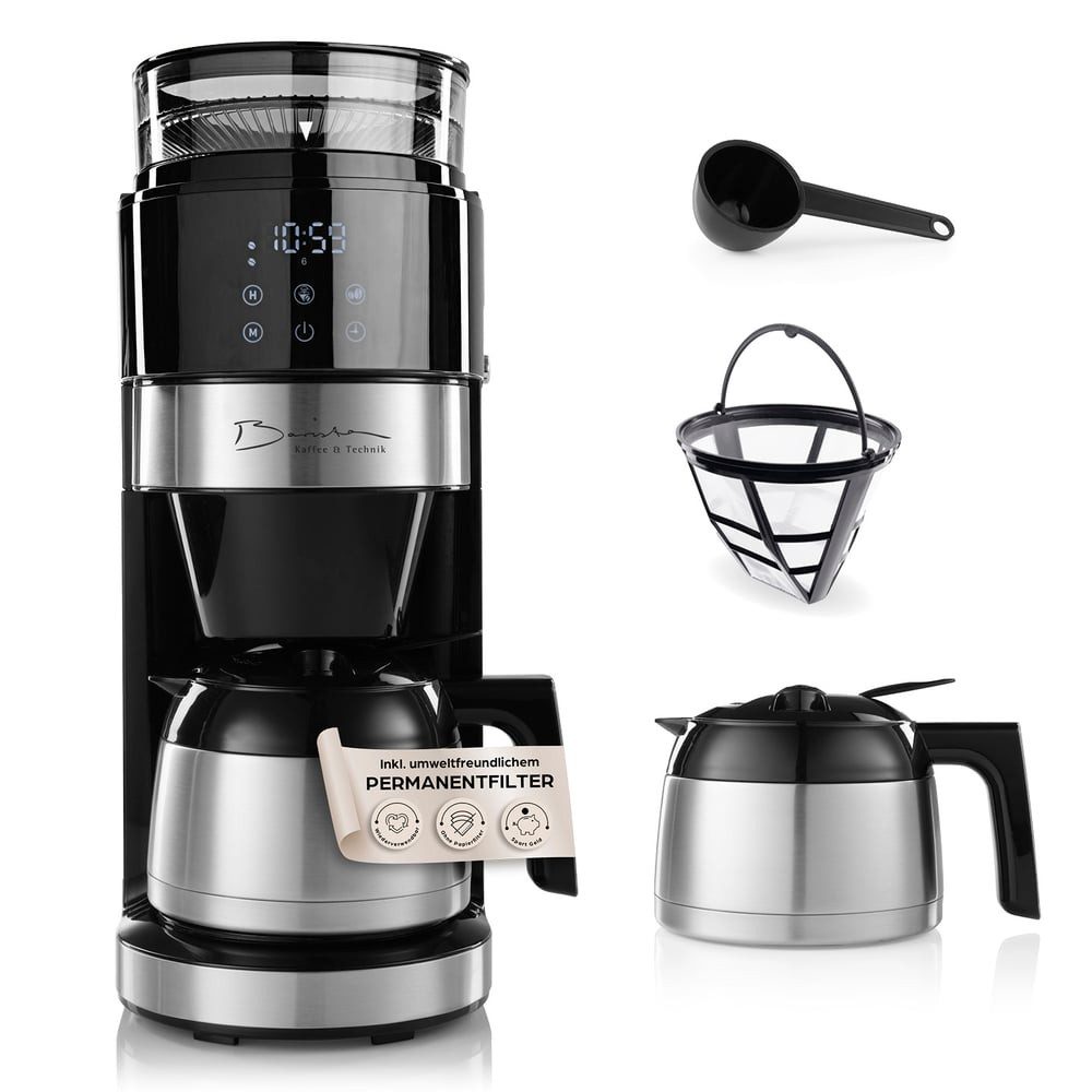 Barista Kaffeemaschine mit Mahlwerk Filterkaffeemaschine Touch