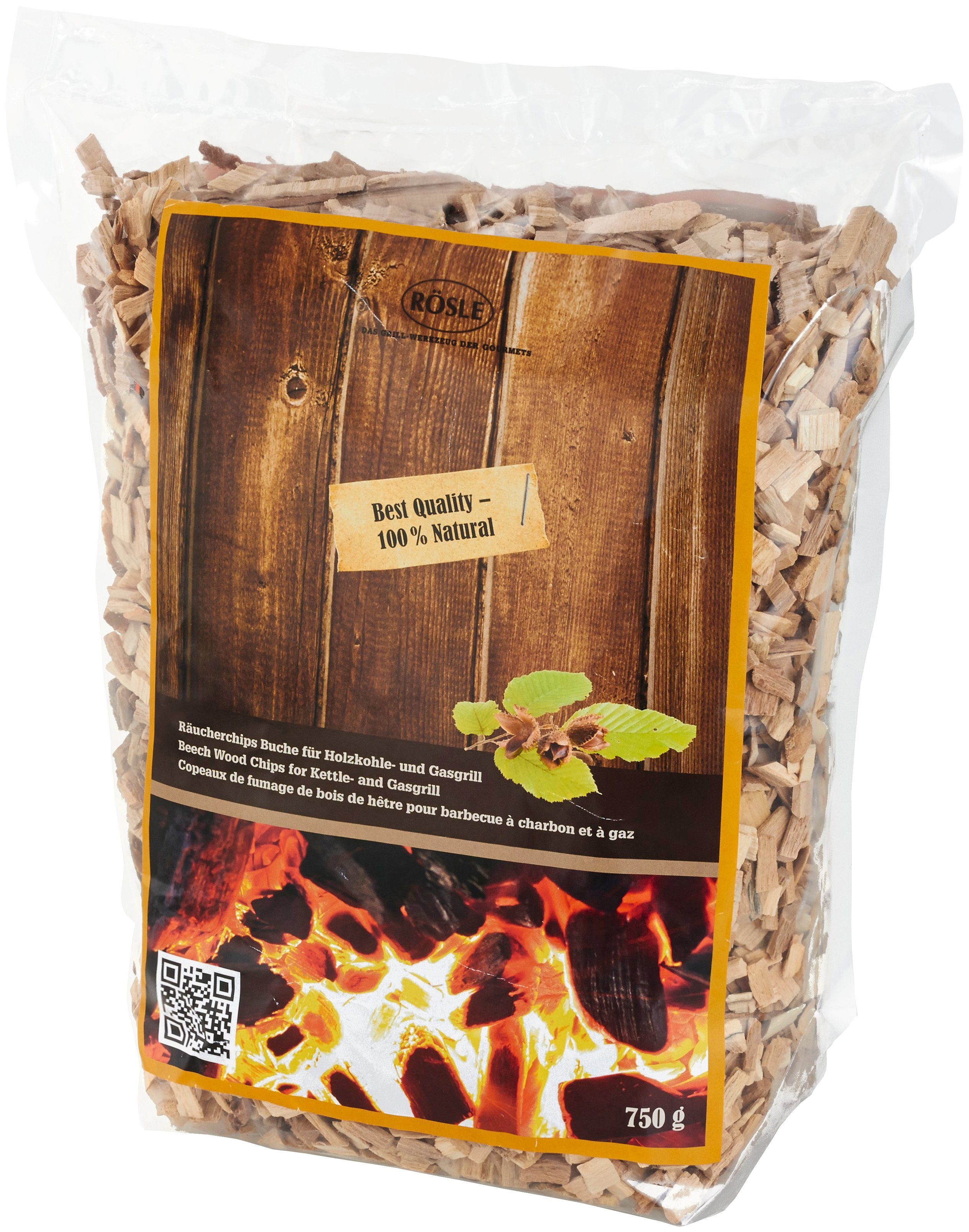 RÖSLE Räucherspäne Räucherchips, 25104, 0,75 kg,