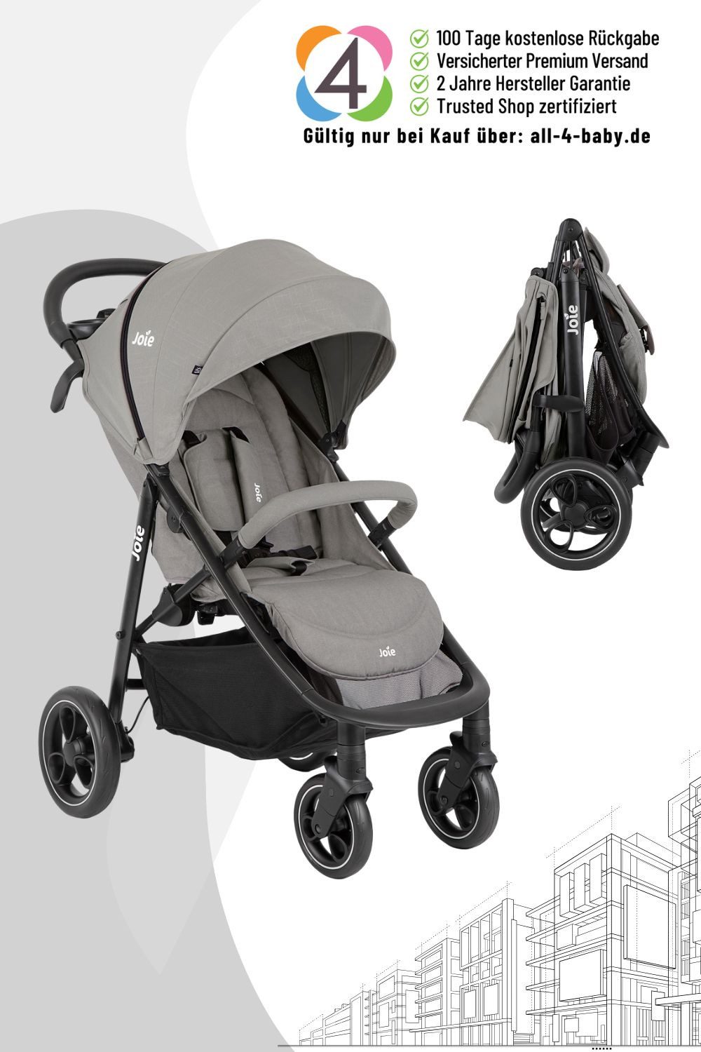 Joie Kinder-Buggy Litetrax Buggy