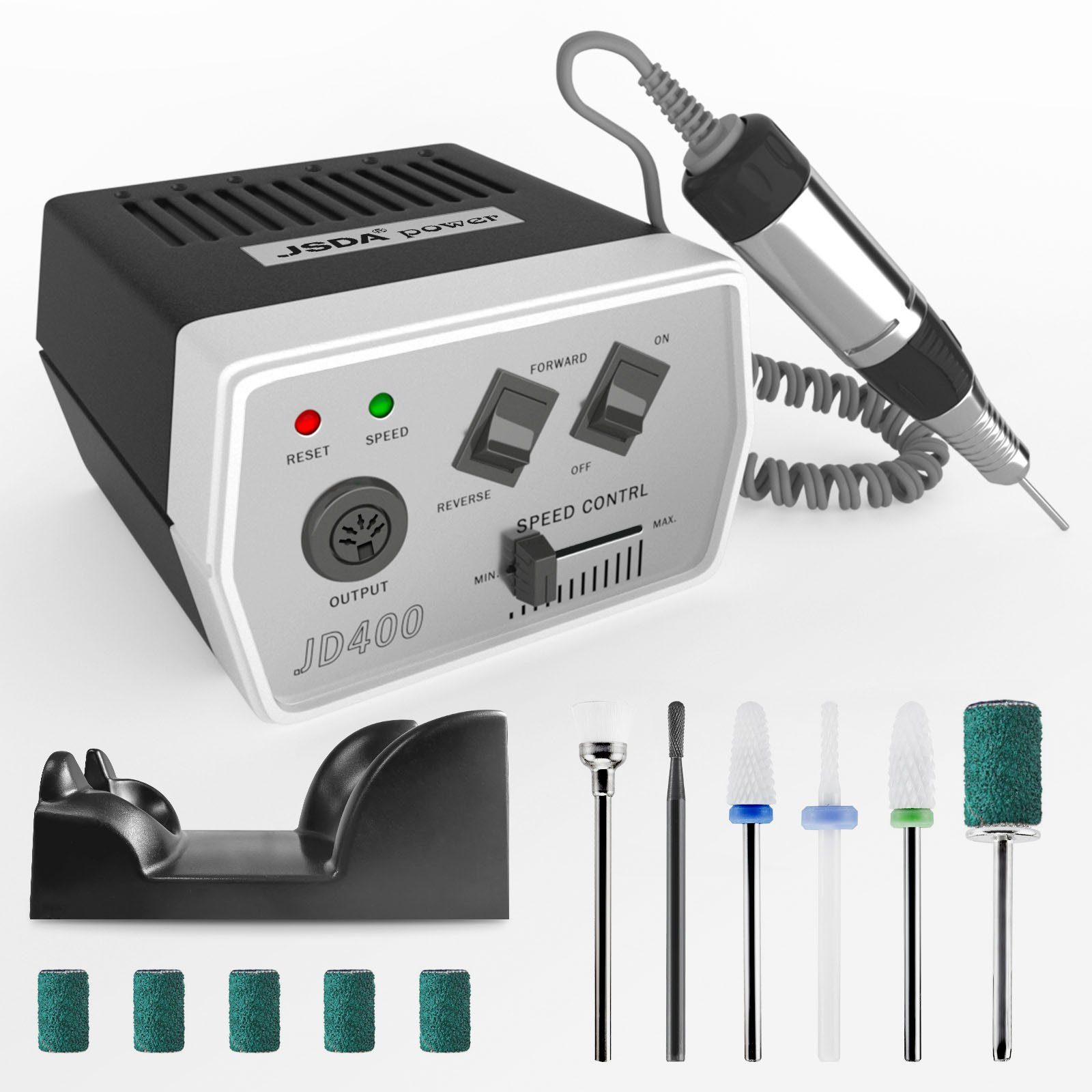 JSDA Maniküre-Pediküre-Set, Profi Nagelfräser 30000 U/Min