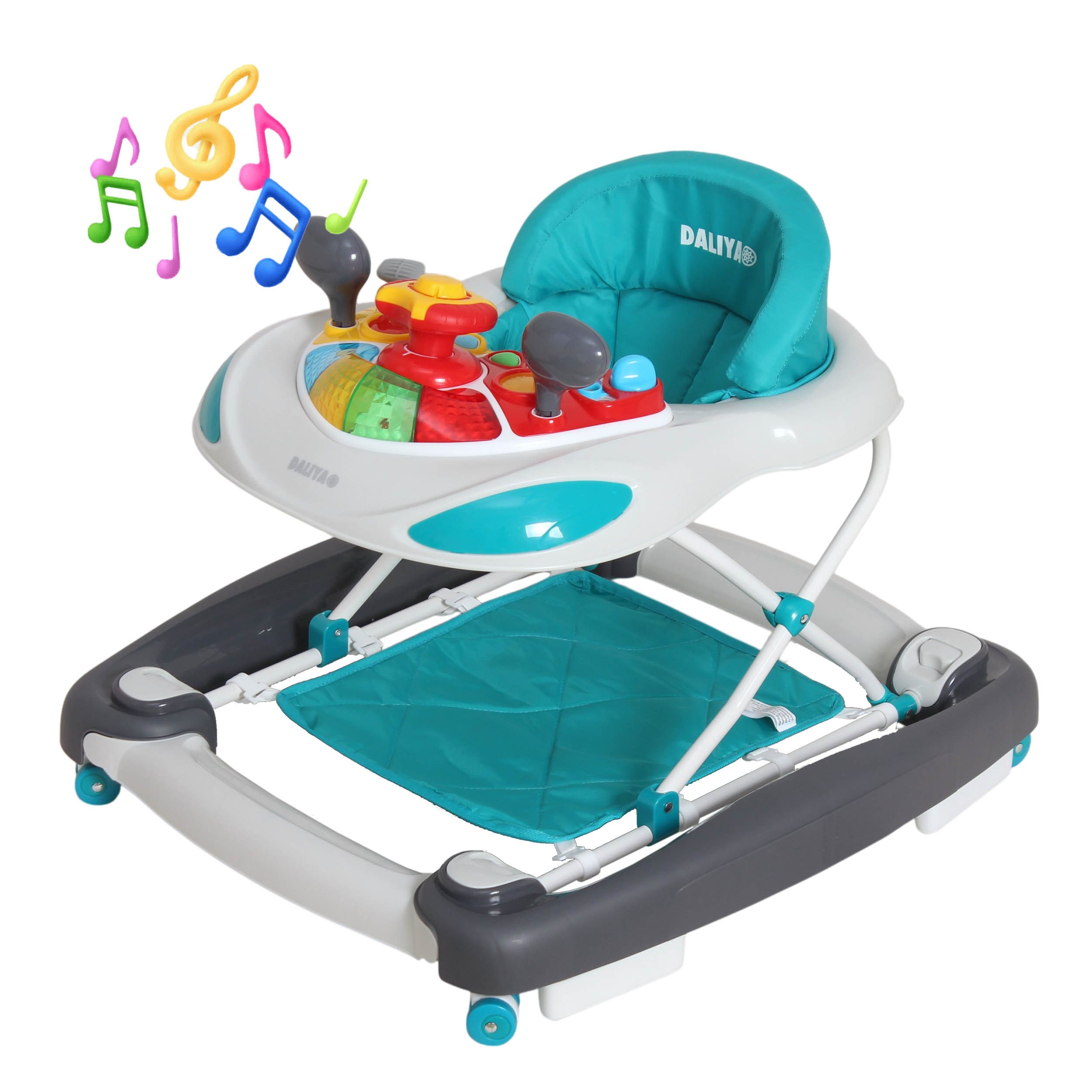 Daliya® Lauflernwagen BELLINO Lauflernhilfe mit Musik,