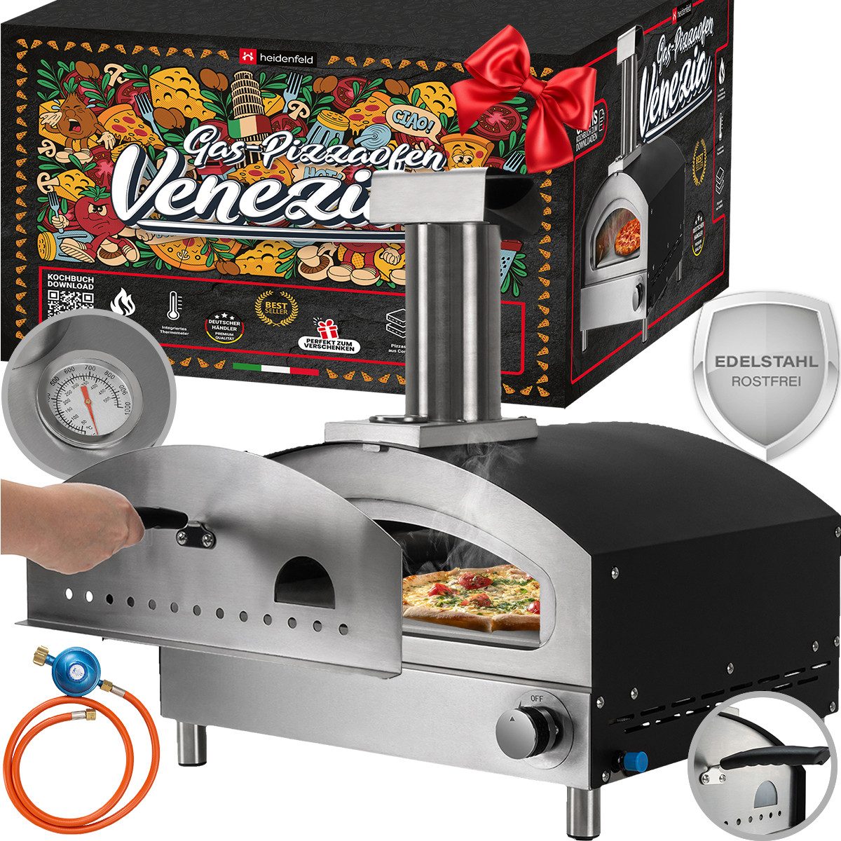 Heidenfeld Gas-Pizzaofen Gas Pizzaofen Venezia inkl.