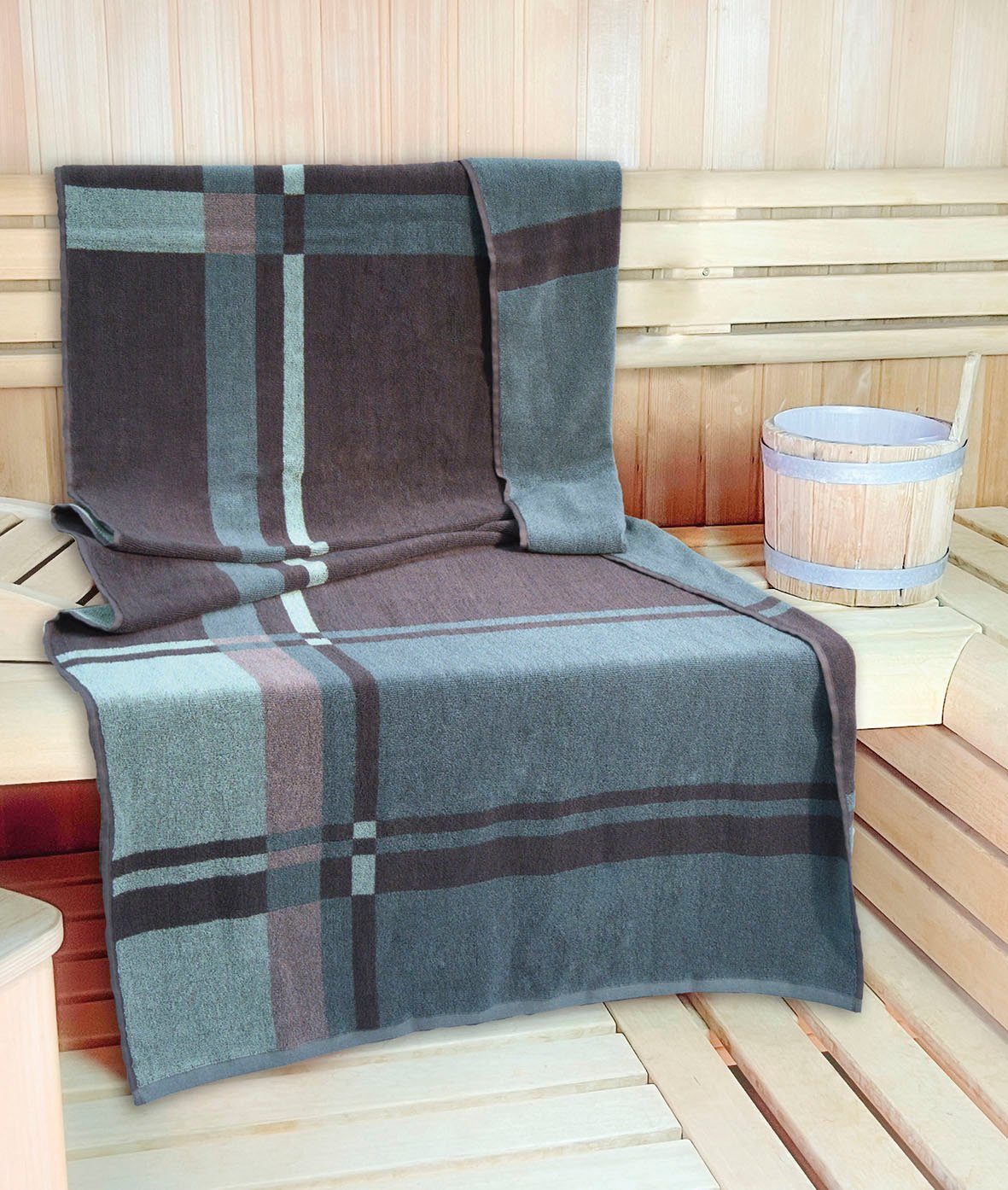 KiNZLER Saunatuch Wellness, Sauna - Größe