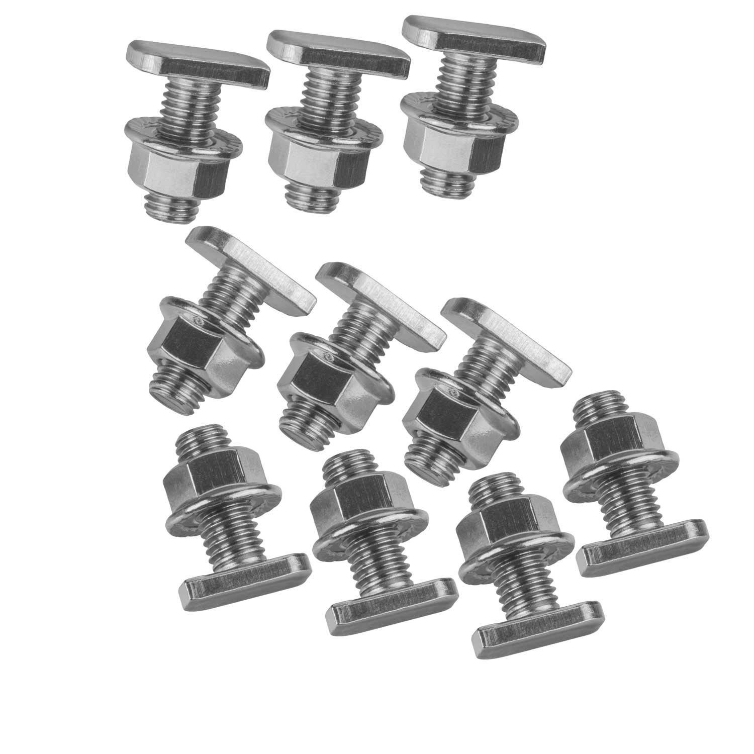 avoltik Solarmodul-Halterung Hammerkopfschrauben 30mm Flanschmuttern M10