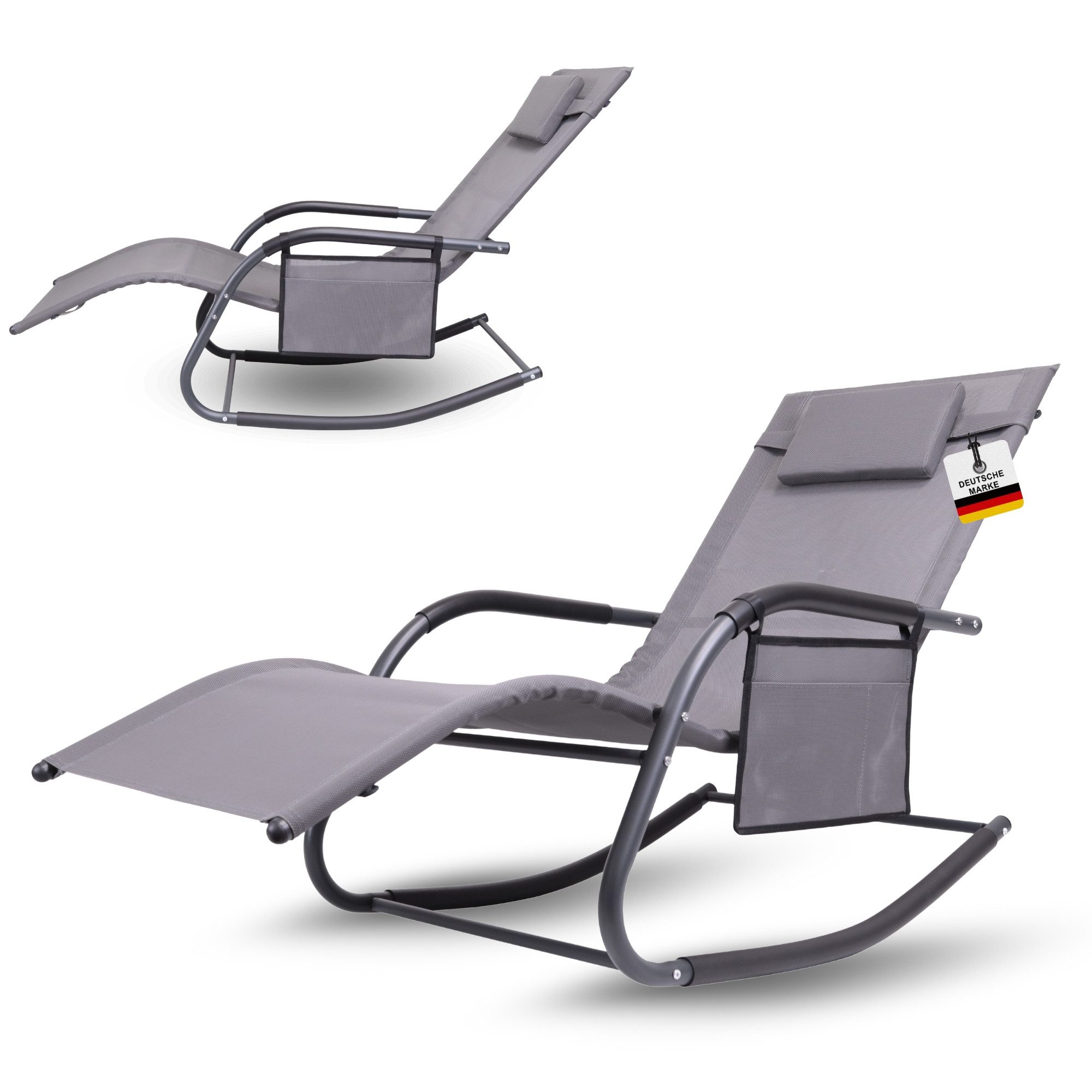 Albatros Gartenliege Premium Gartenliege C-FORM Schwungliege