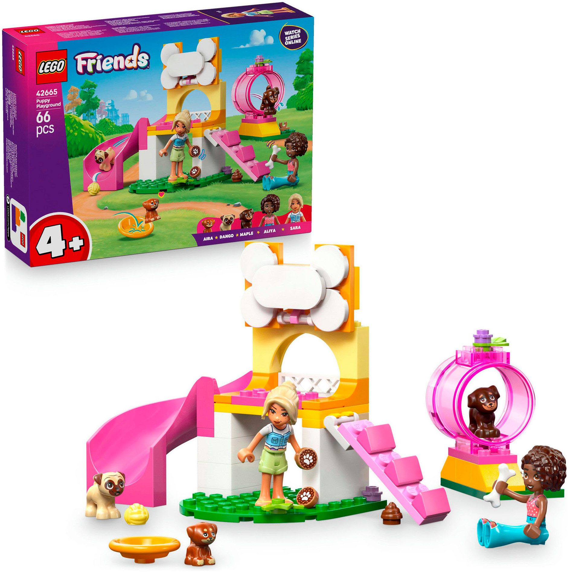 LEGO® Welpenspielplatz (42665), LEGO Friends Konstruktionsspielsteine,