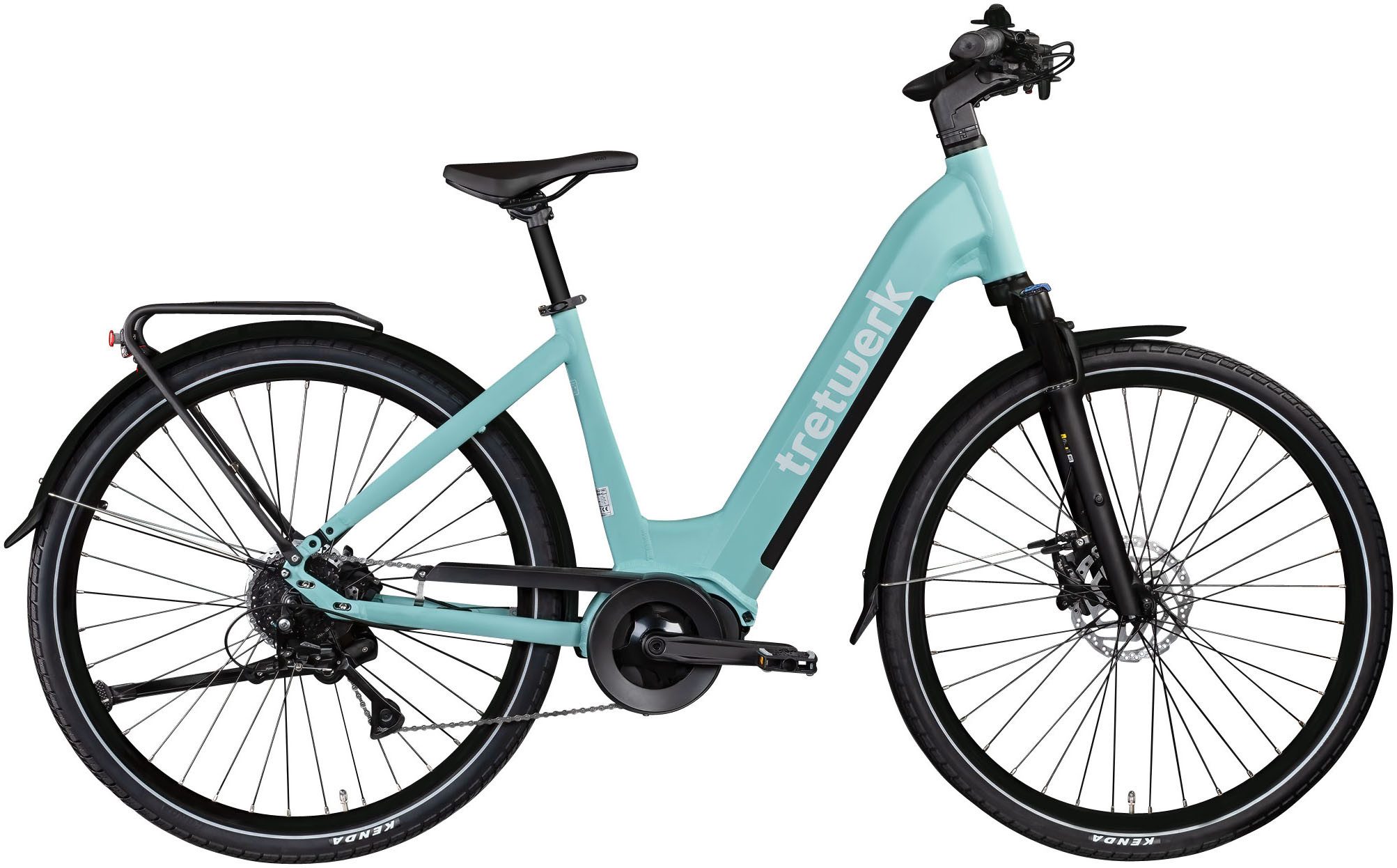 Tretwerk E-Bike Cityrad Amber, 8 Gang
