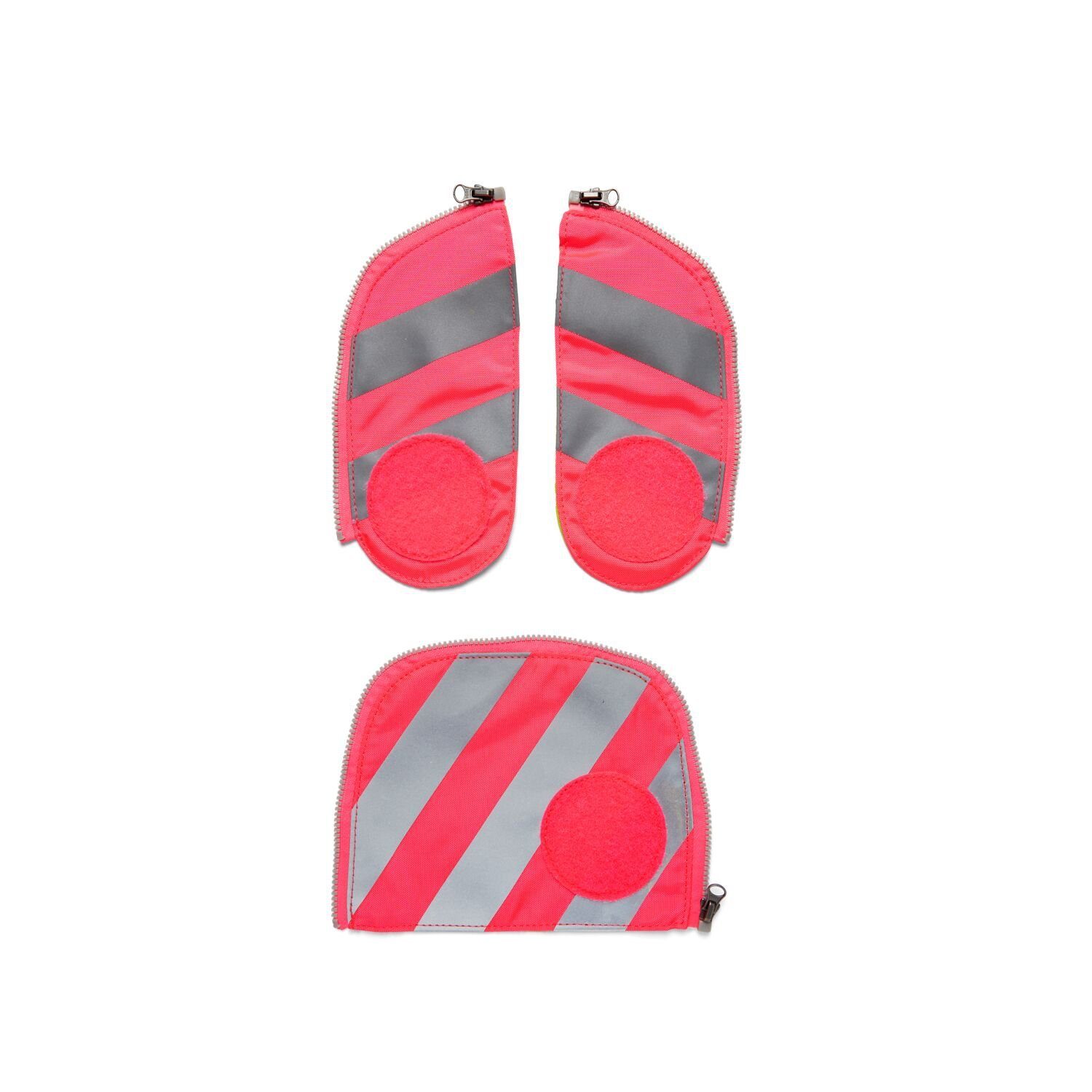 ergobag Schulranzen Fluo Zip-Set Pink mit