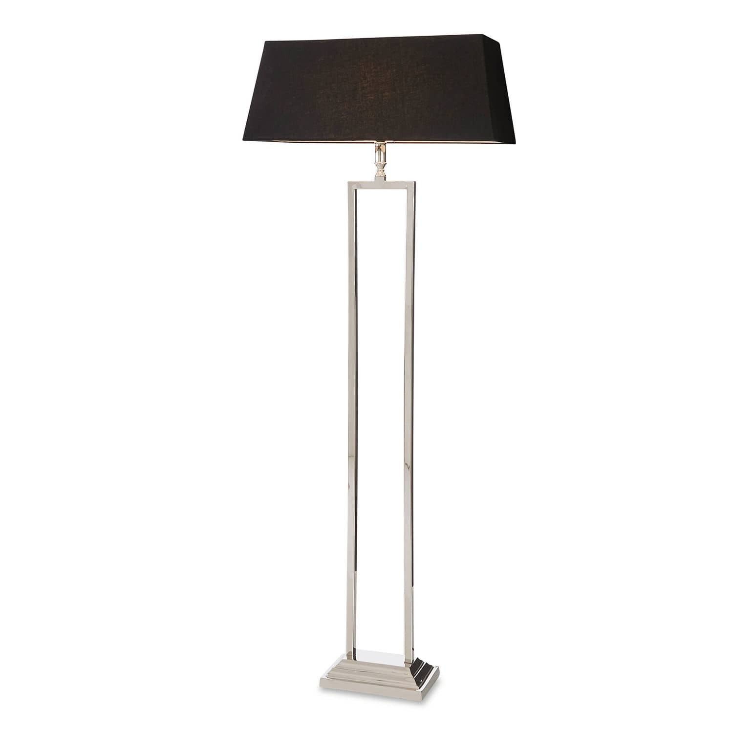 Mirabeau Stehlampe Stehlampe Barki schwarz/silber