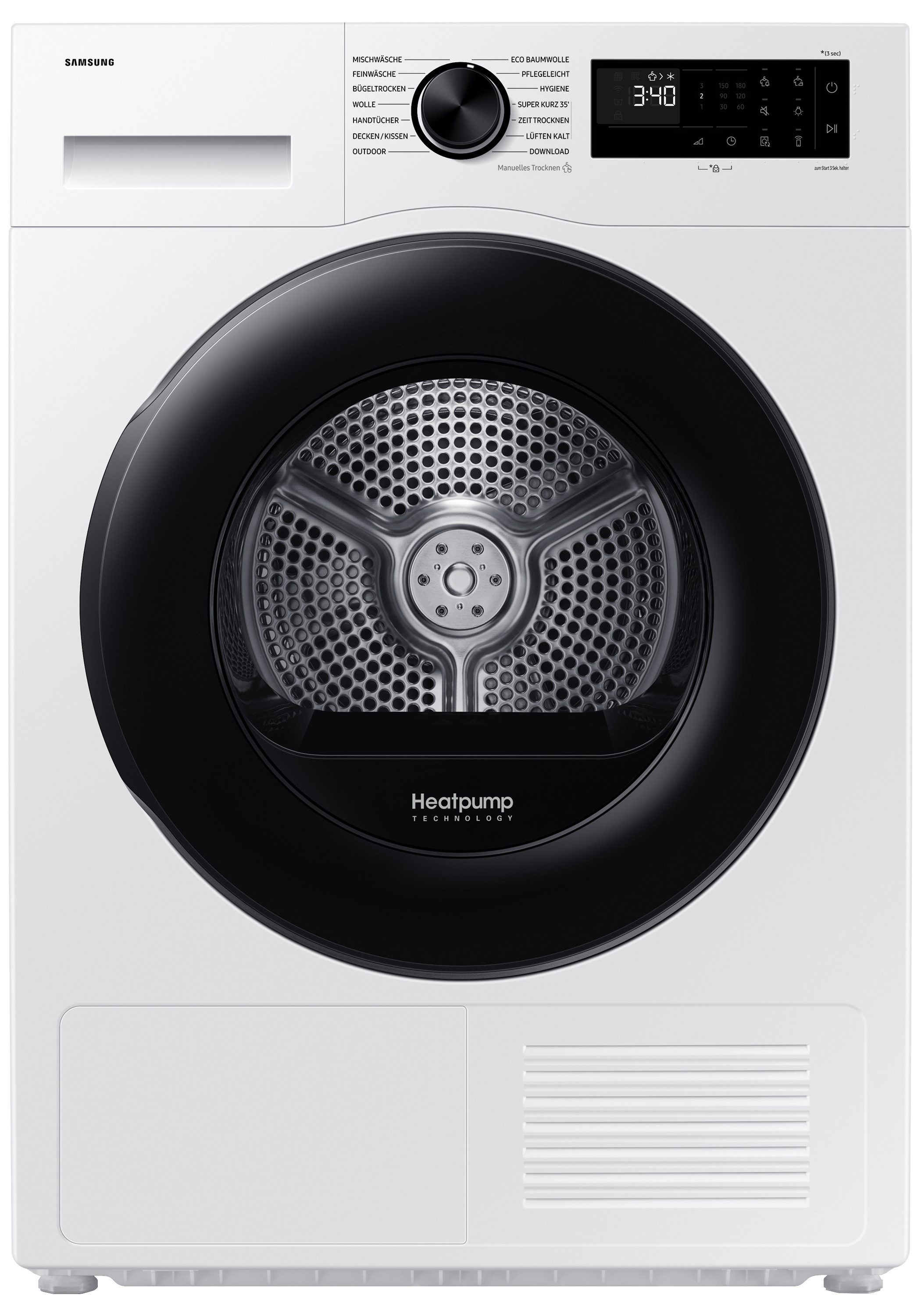 Samsung Wärmepumpentrockner DV5000D DV9EDG52A0AEEG, 9 kg,