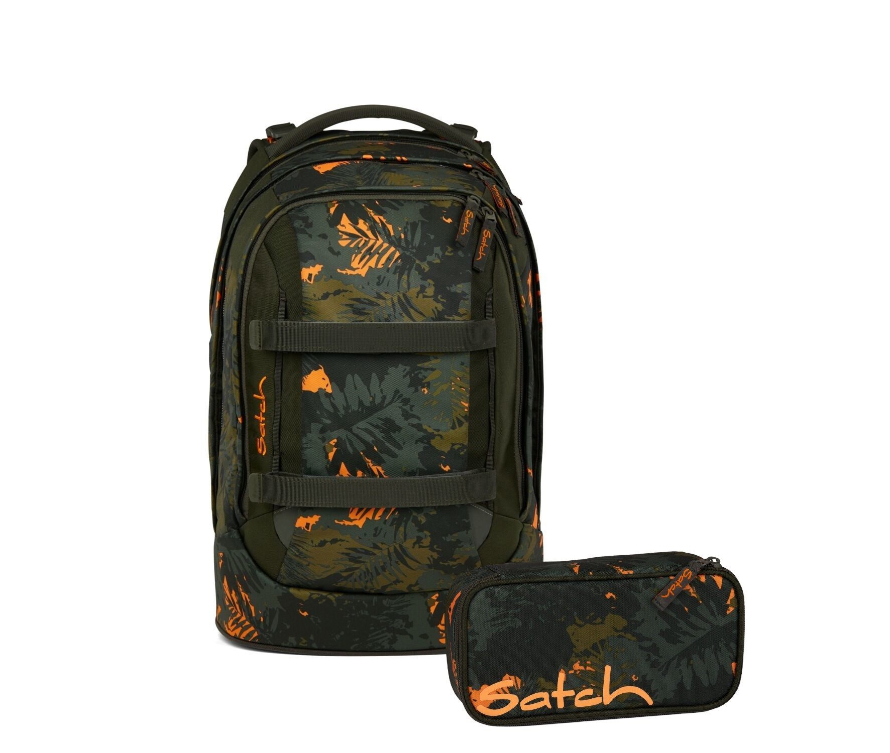 Satch Schulranzen Schulrucksack-Set PACK Jurassic Jungle
