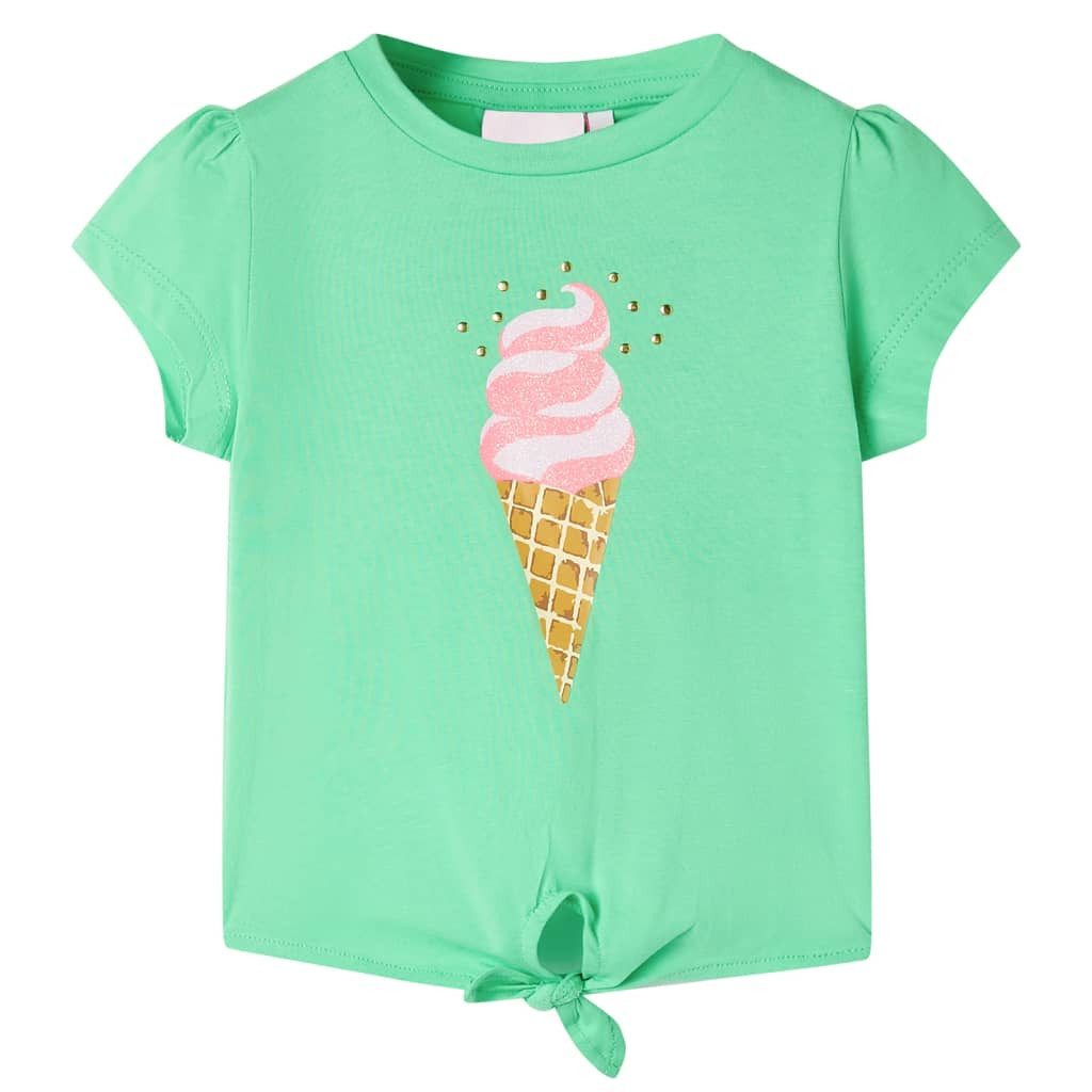 vidaXL T-Shirt Kinder-T-Shirt Hellgrün 104
