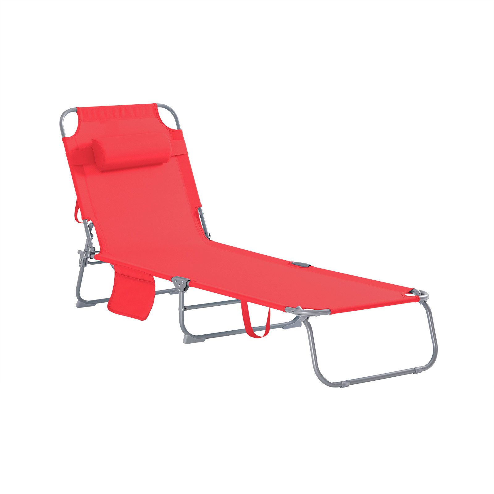 SoBuy Gartenliege OGS35, Sonnenliege klappbar Gartenliege