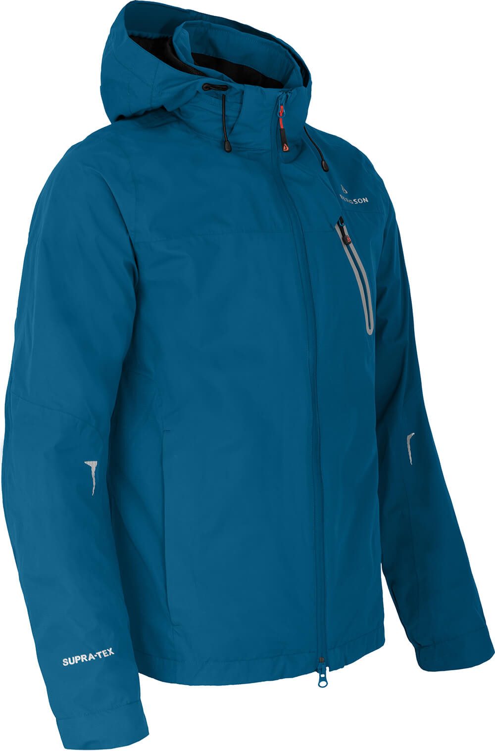 Bergson Regenjacke MOORE Herren Rad-Regenjacke, Netzfutter,