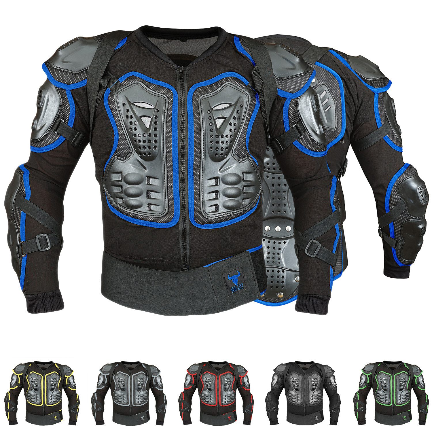 BULLDT Protektorenjacke BLD507, Protektorenjacke Motorrad Motocross