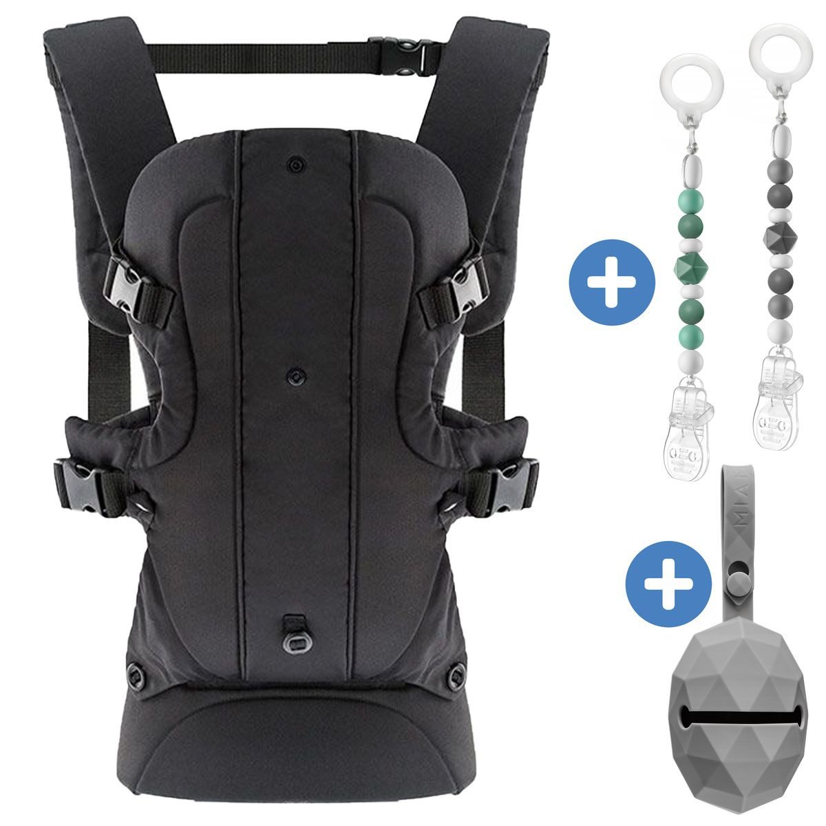 Fillikid Babytrage Walk 4in1 - Schwarz,