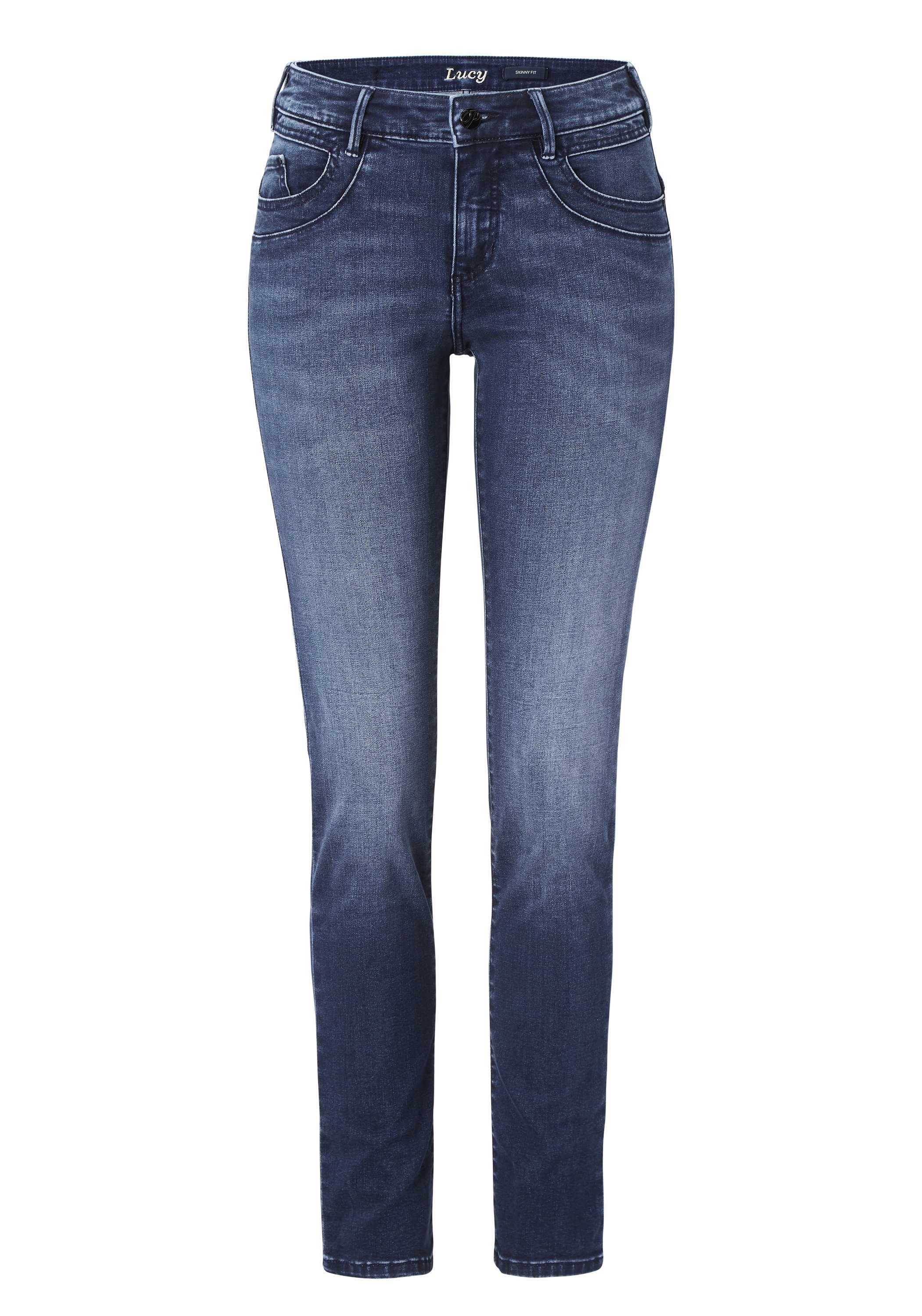 Paddock's Skinny-fit-Jeans LUCY Shape Denim Röhrenjeans