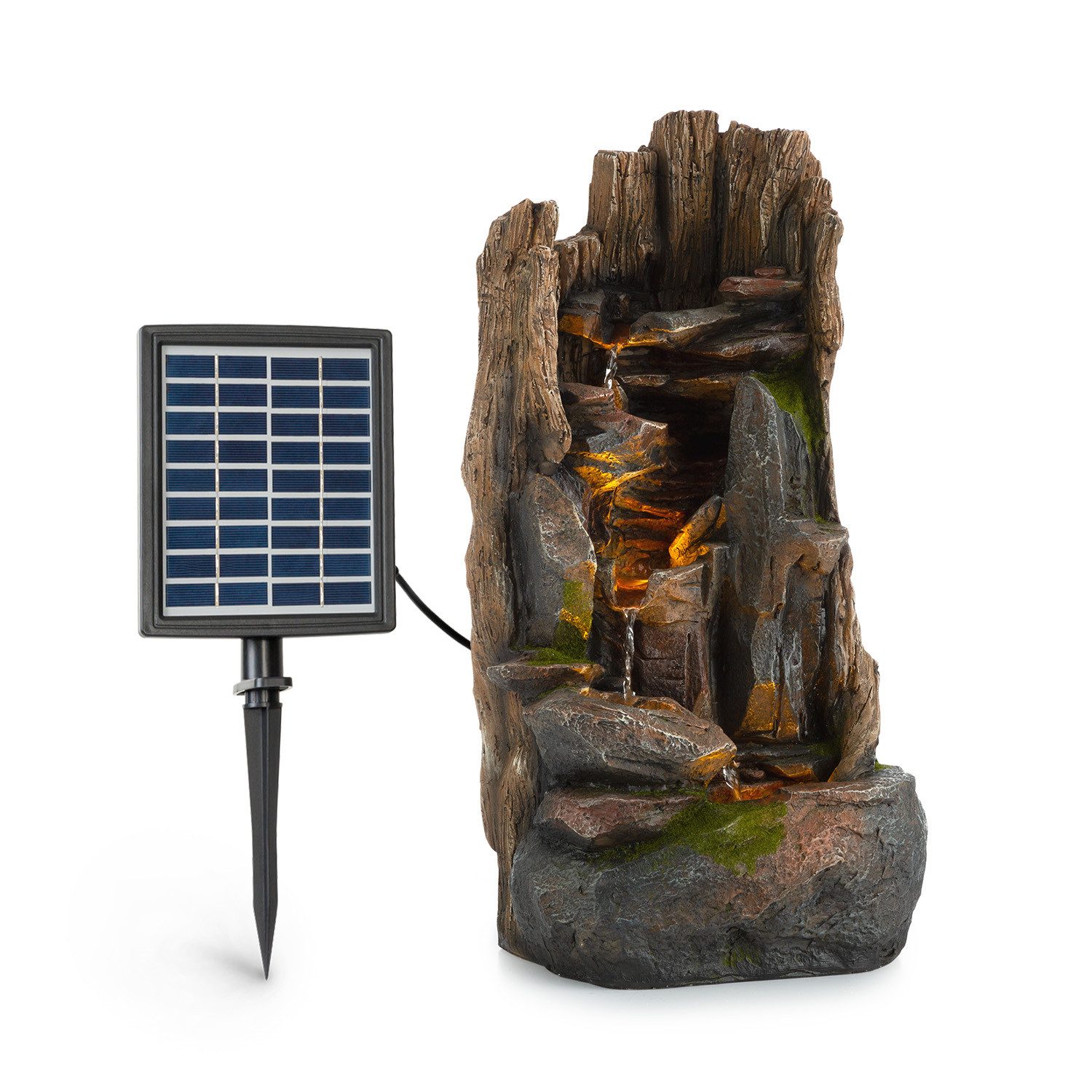 blumfeldt Wasserspiel Mystic Tree Solarbrunnen, (Set,