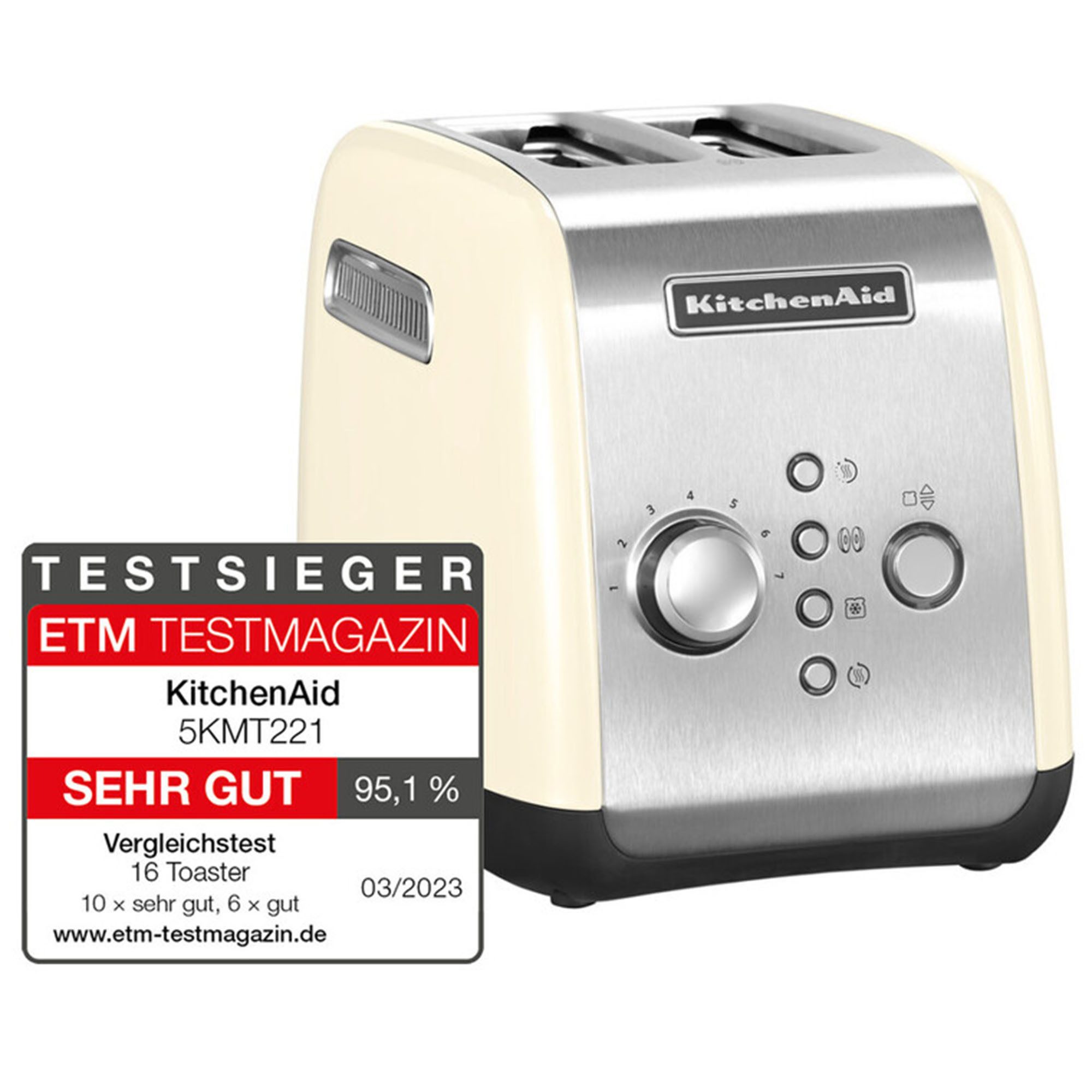 KitchenAid Toaster KitchenAid 2-Scheiben Toaster 5KMT221EAC