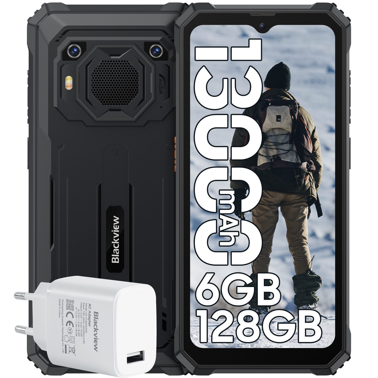 blackview BV6200Pro(6+128) AI Smartphone (6.56 Zoll,