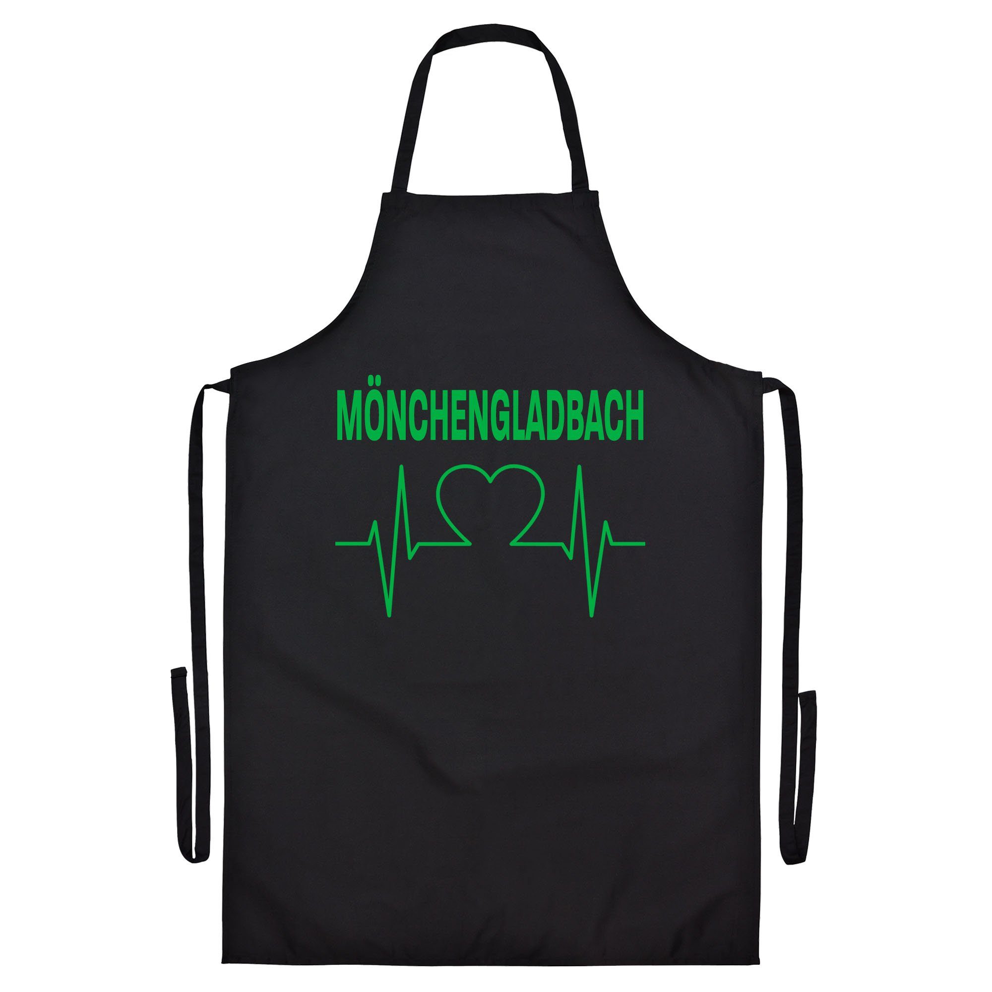 multifanshop Grillschürze Mönchengladbach - Herzschlag -