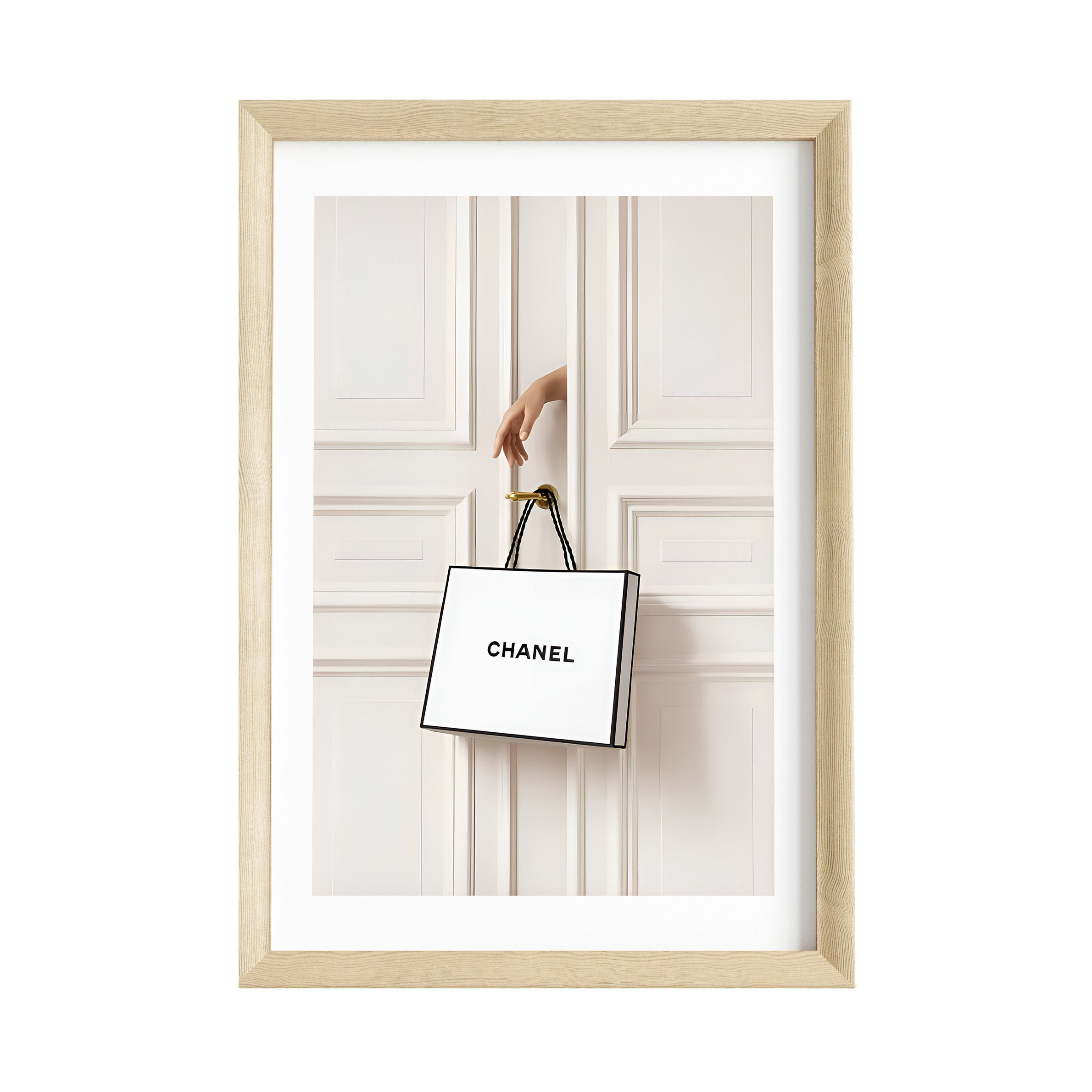 JUSTGOODMOOD Poster Premium ® Chanel Shopping