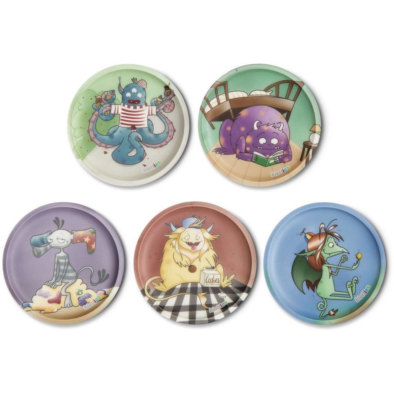 ergobag Taschenanhänger Kletties-Set Monsterfreunde