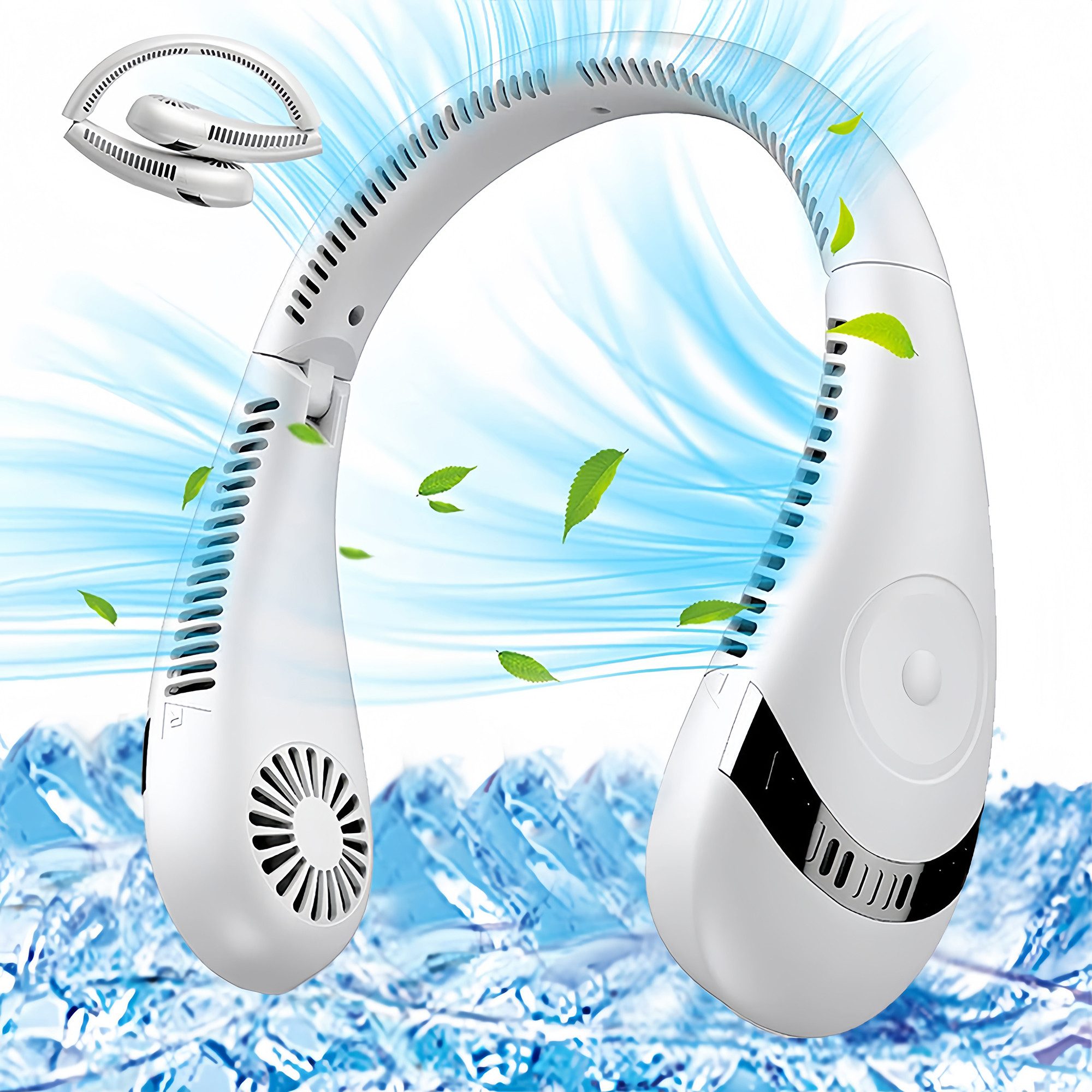 BlingBin Mini USB-Ventilator Hals Ventilator 5000mAh