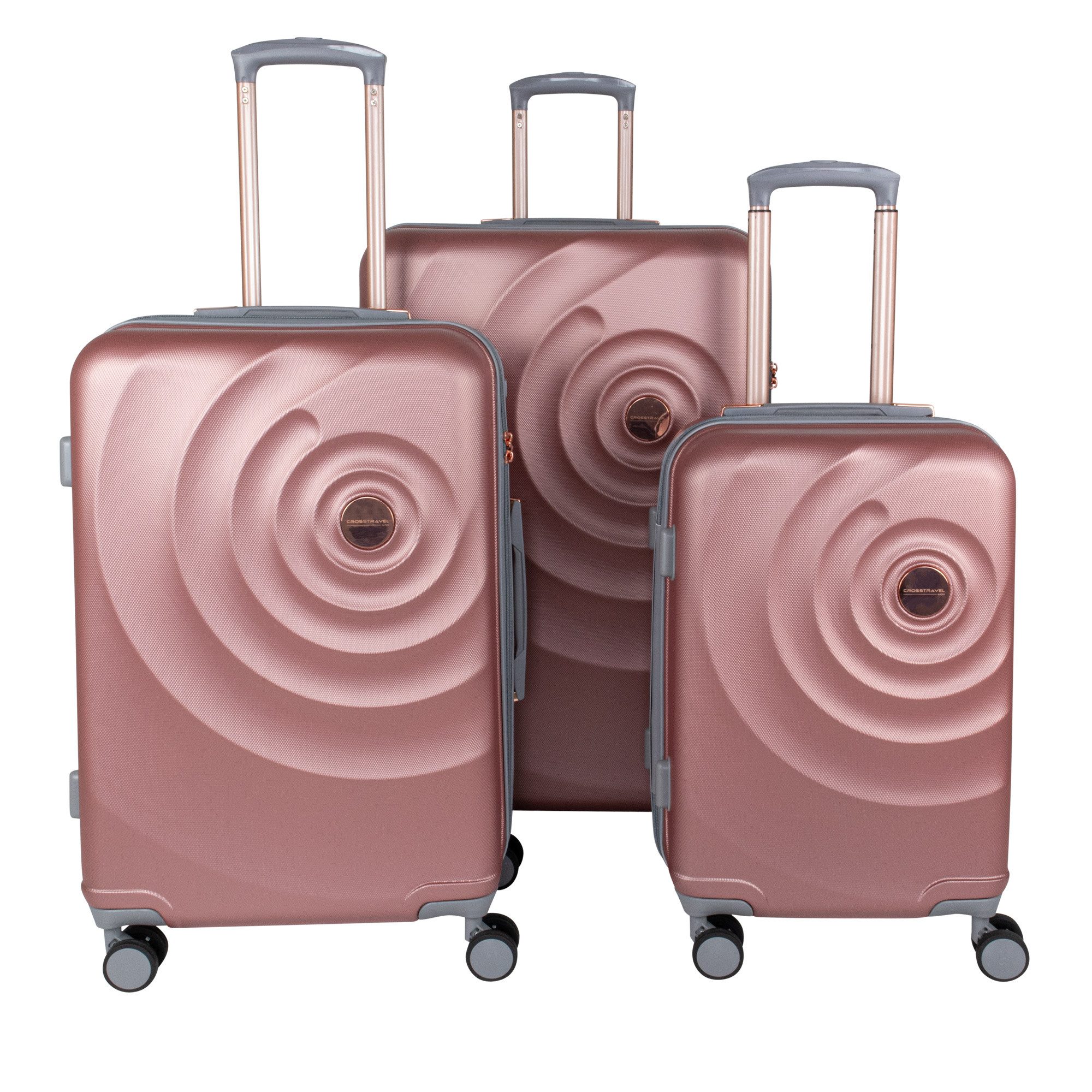 Crosstravel Kofferset Amy, 4 Rollen, (3