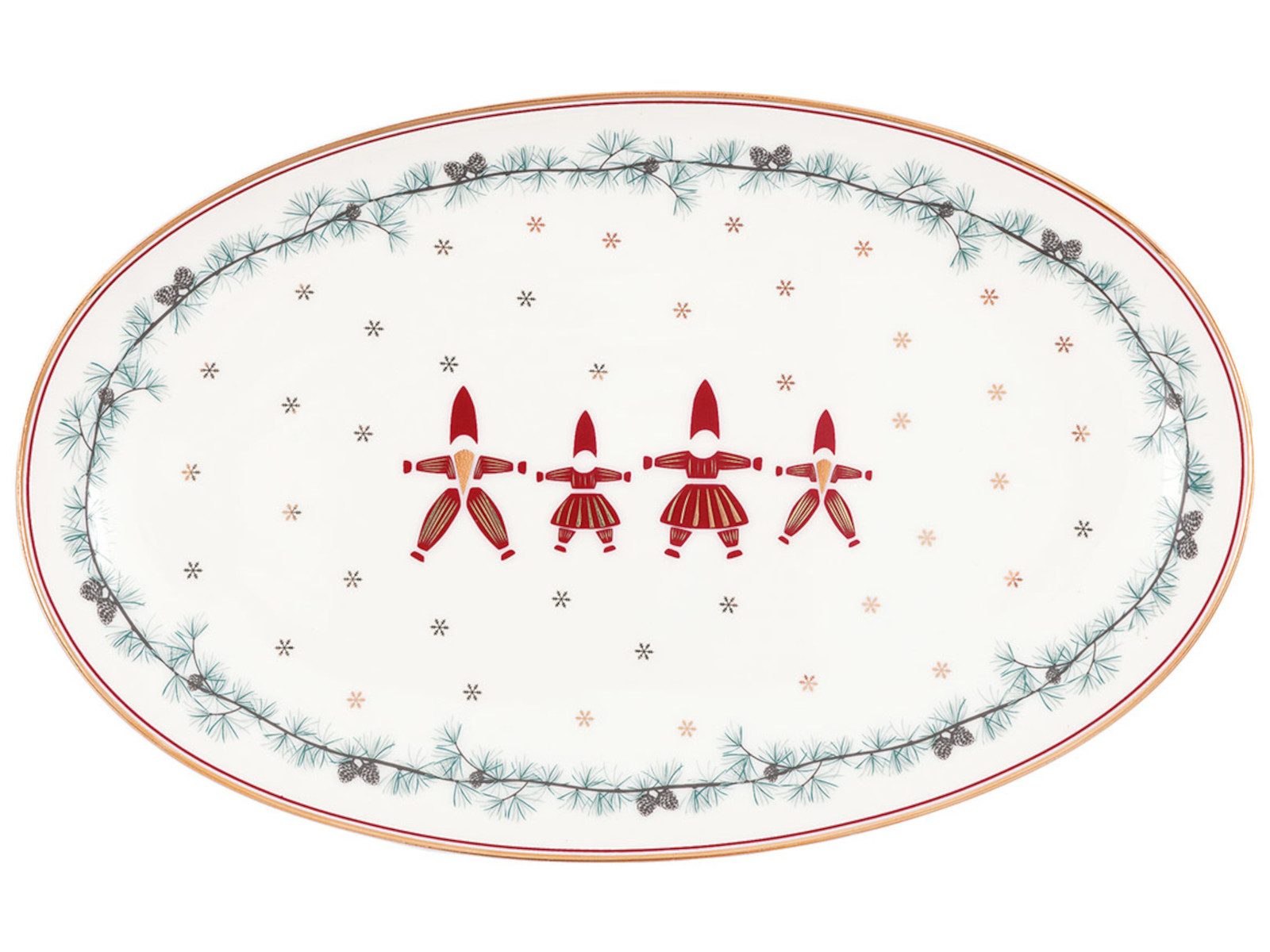 Greengate Servierplatte Juana Servierplatte oval small