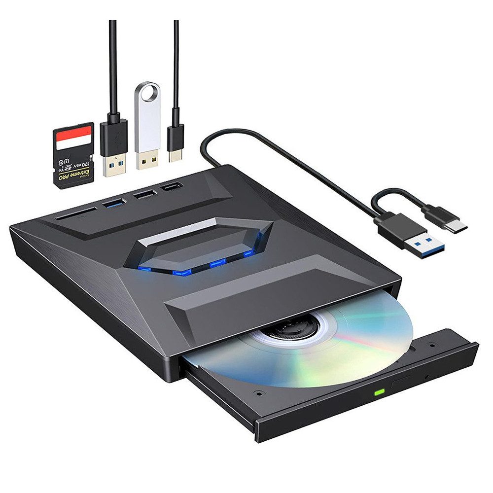 XERSEK Externes Blu Ray CD DVD