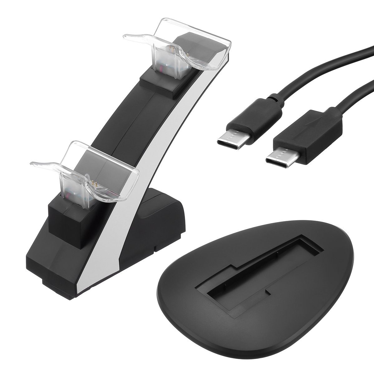ombar PS5 Controller Ladestation, Dual USB