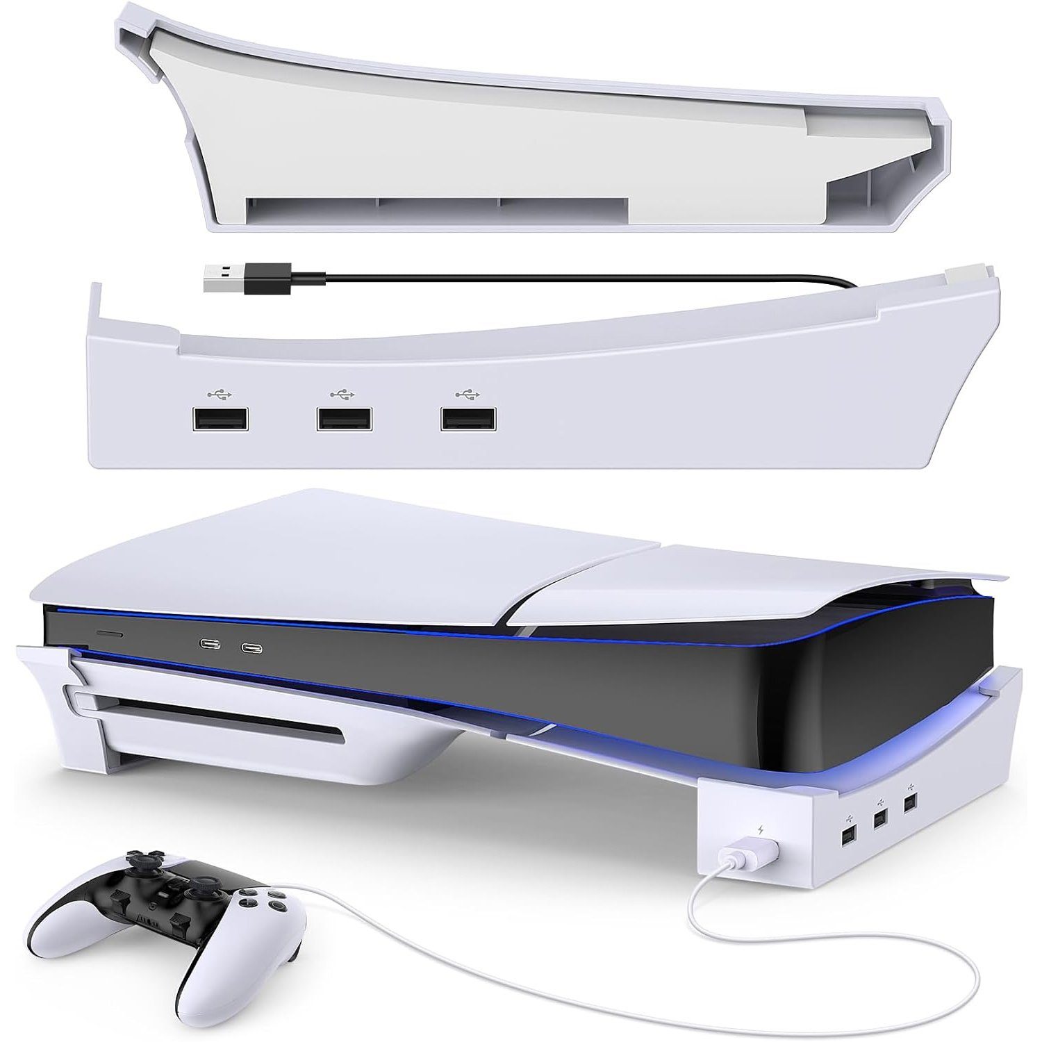 zggzerg Horizontaler Stand für PS5 Slim
