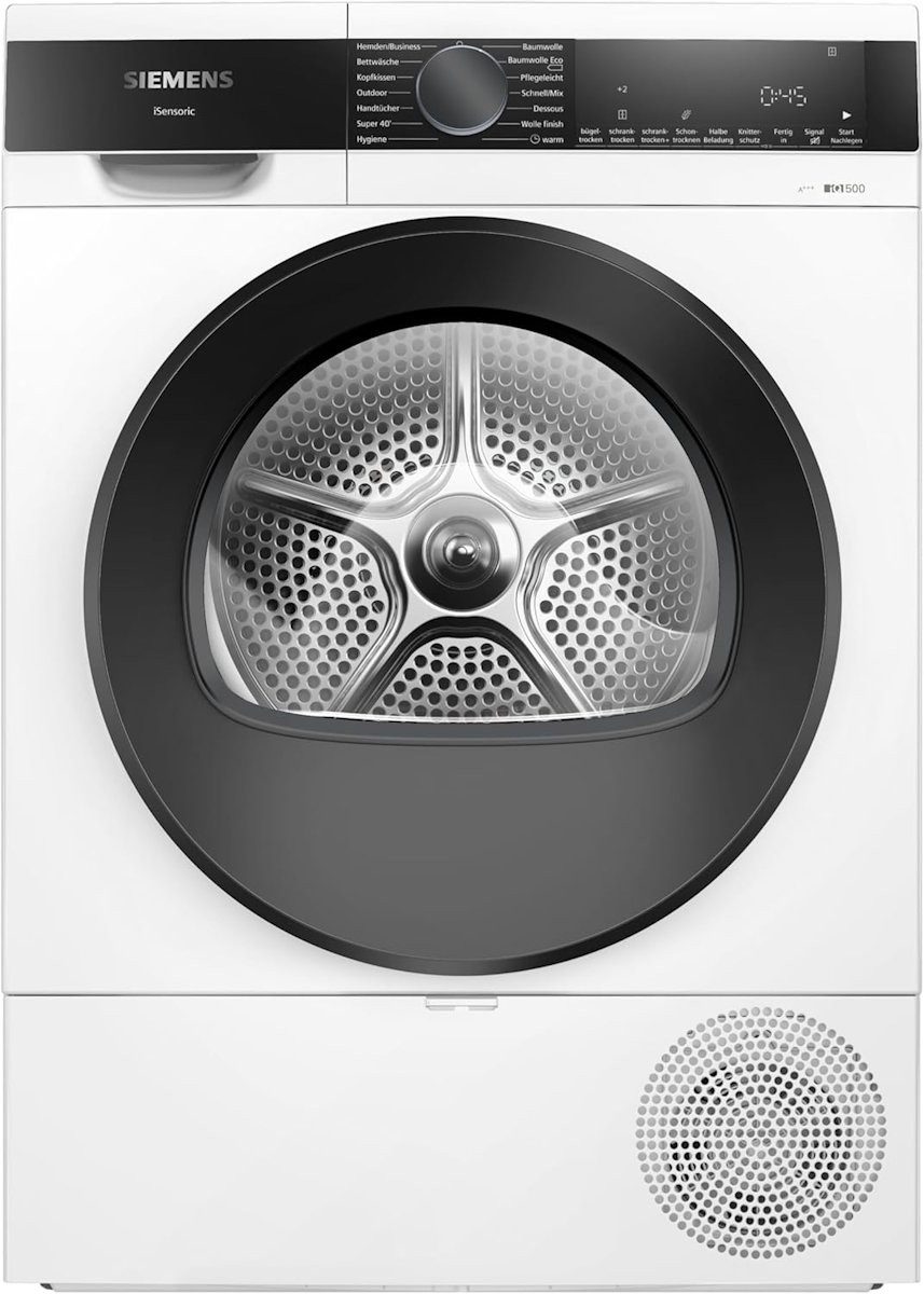 SIEMENS Wärmepumpentrockner iQ500 WQ33G2D40, Effizient &