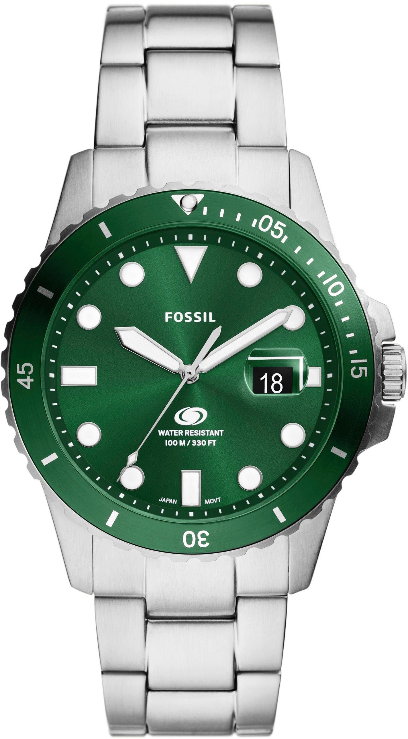 Fossil Quarzuhr FOSSIL BLUE FS6033, Armbanduhr,