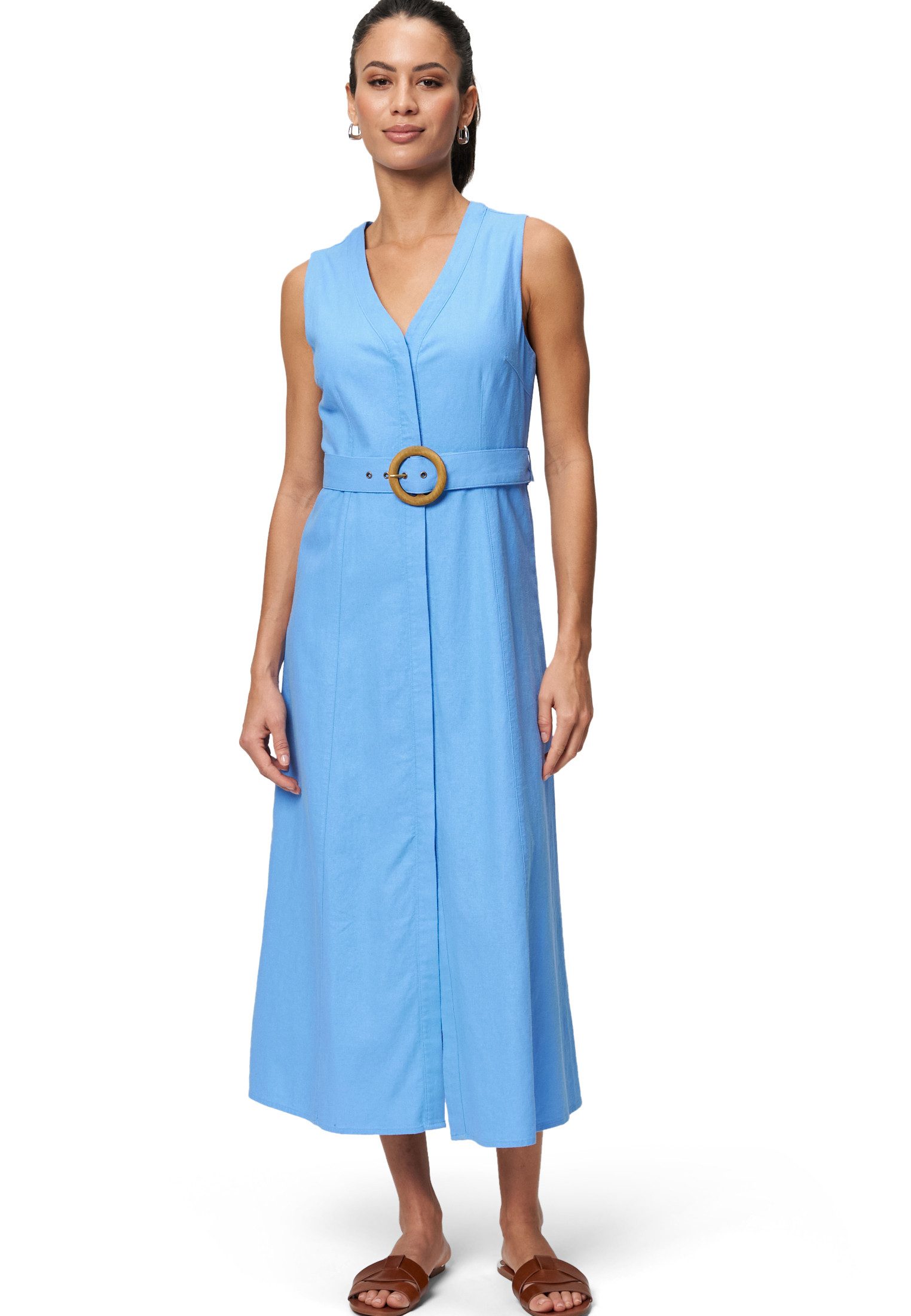 Zero Midikleid zero Midikleid mit Gürtel