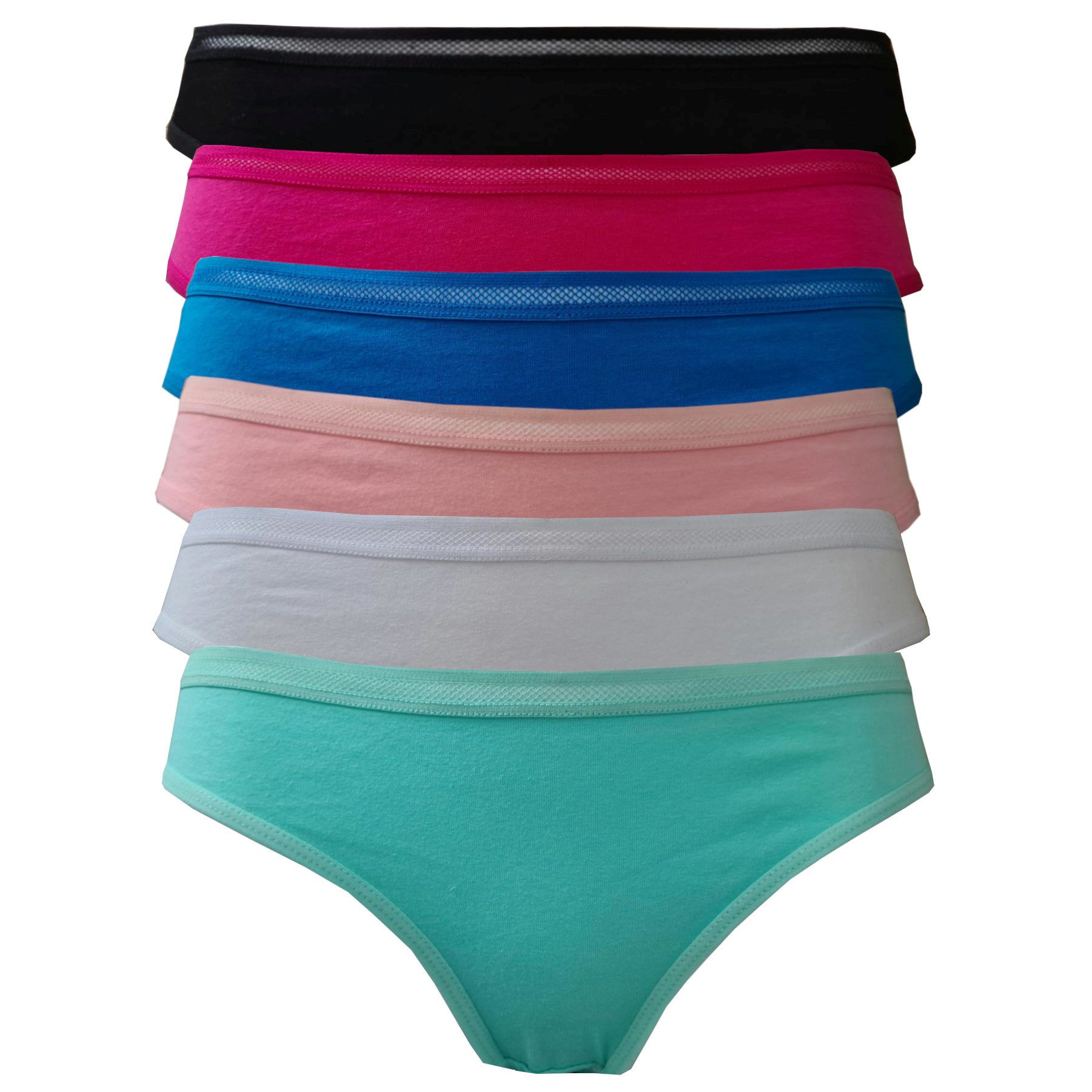HO-Ersoka Stringtanga Damen Strings Baumwolle Lochmuster