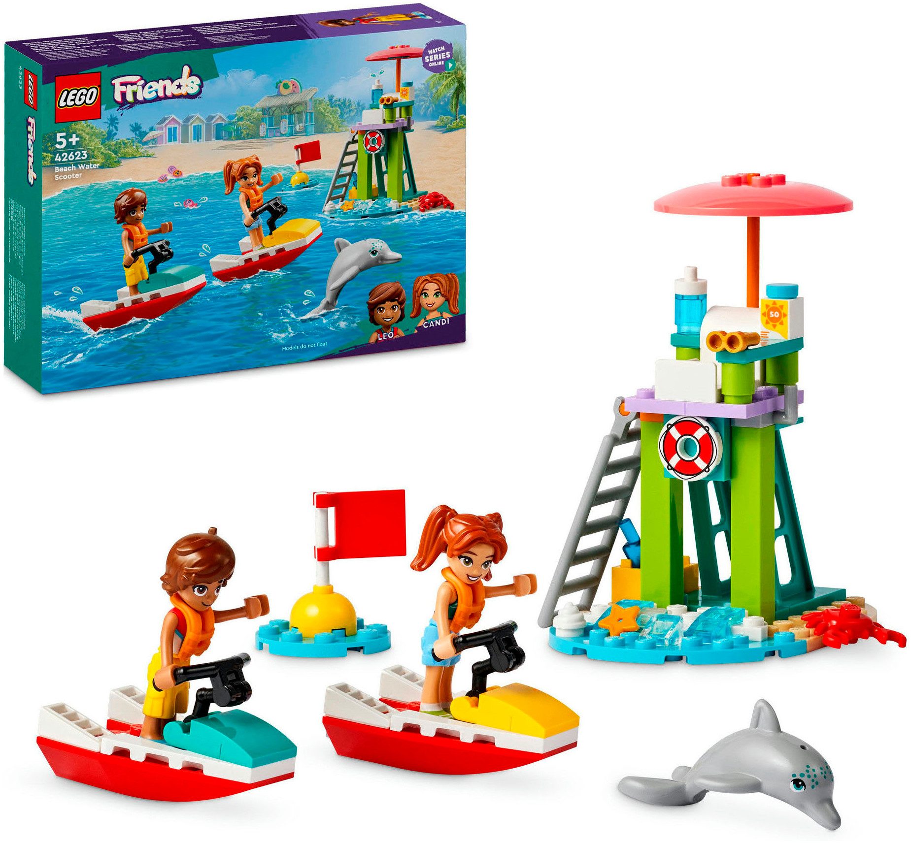 LEGO® Rettungsschwimmer Aussichtsturm mit Jetskis (42623),