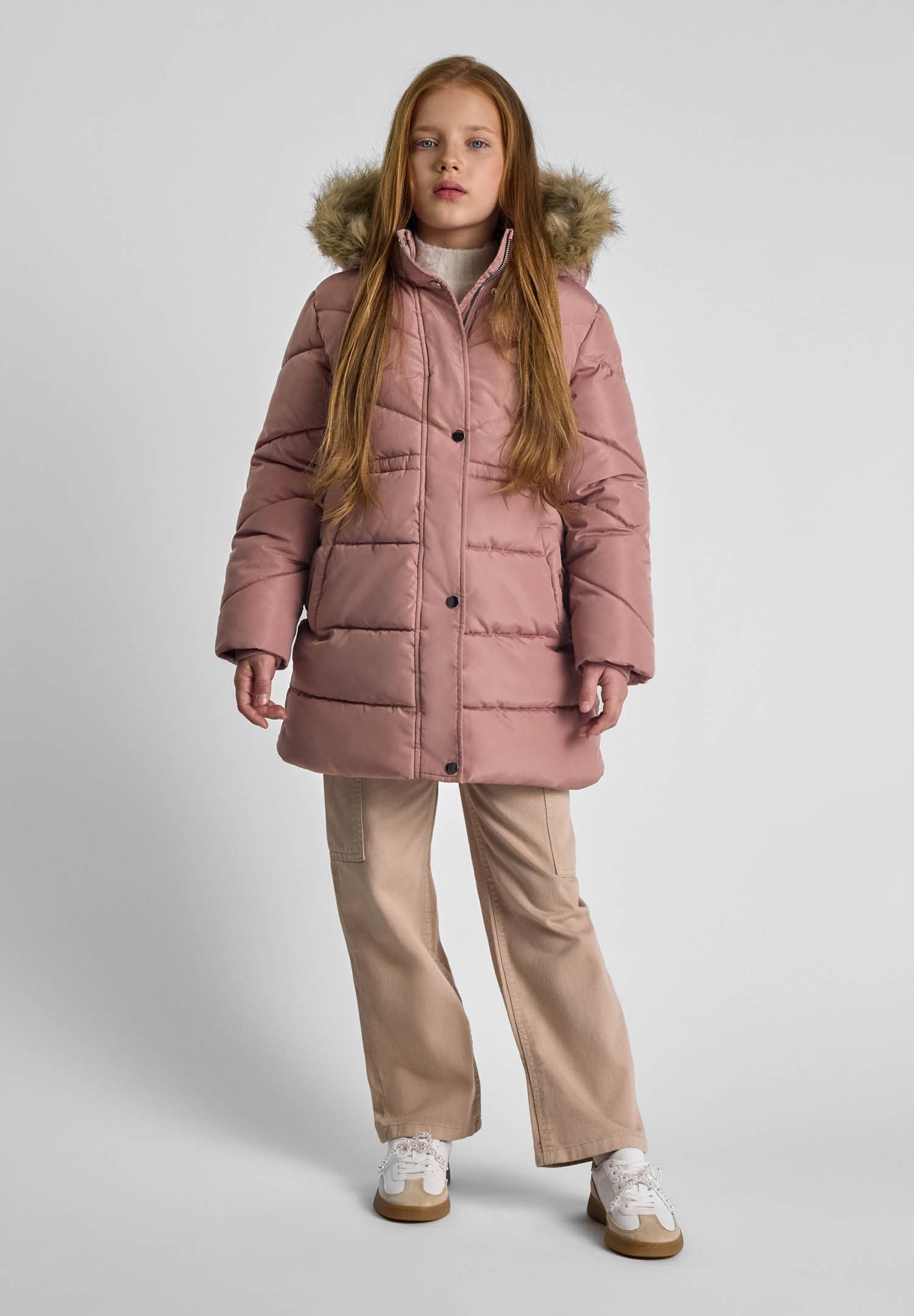 MINOTI Winterjacke Gesteppte Winterjacke mit Fleecefutter