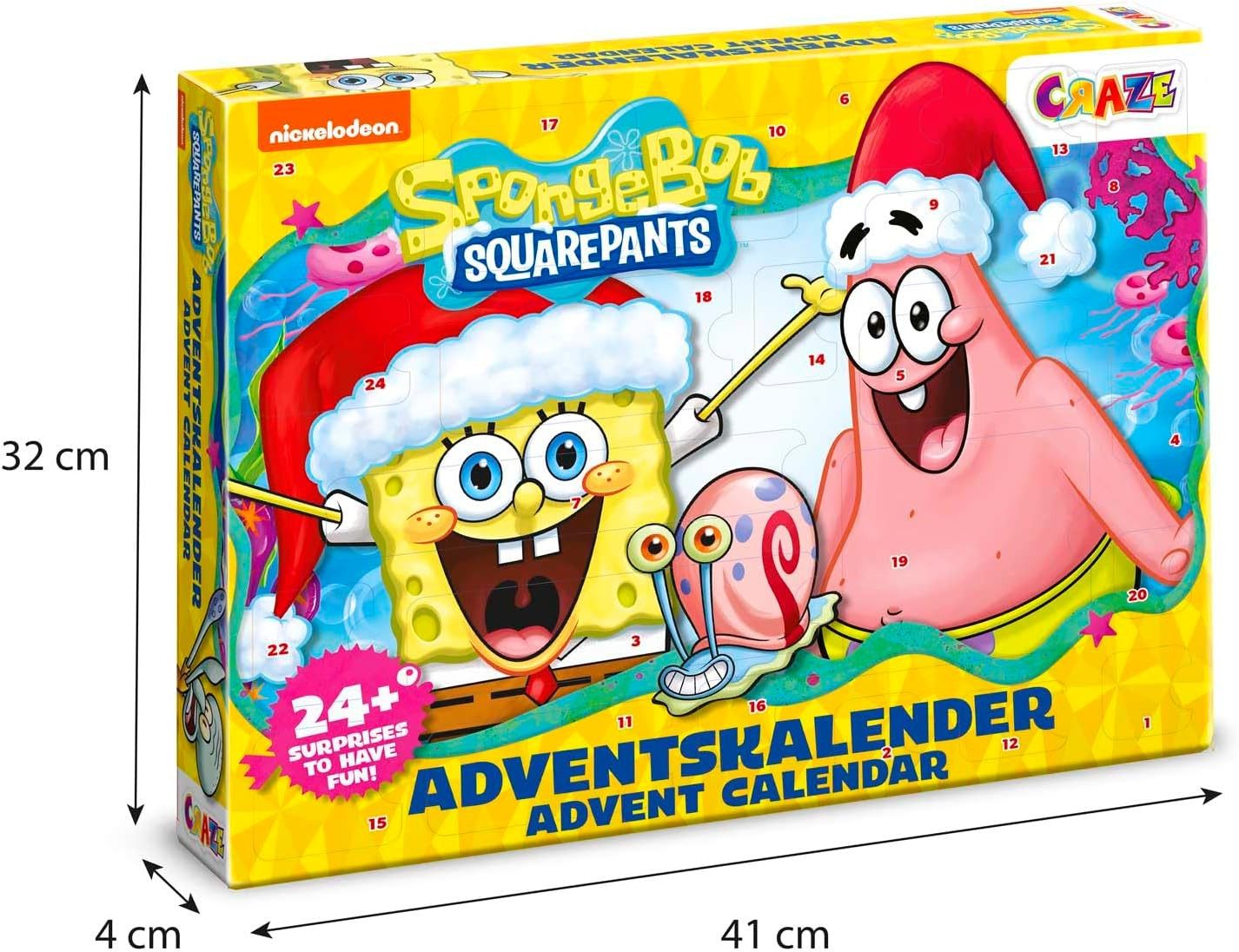 CRAZE Adventskalender SpongeBob - Adventskalender -