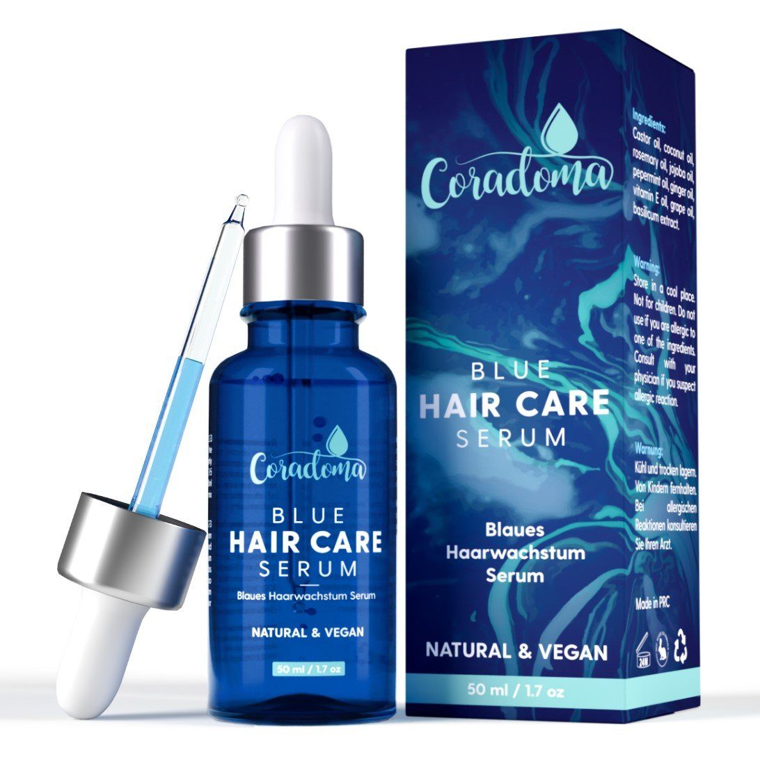 Coradoma Haarserum Blaues Anti Haarausfall Serum