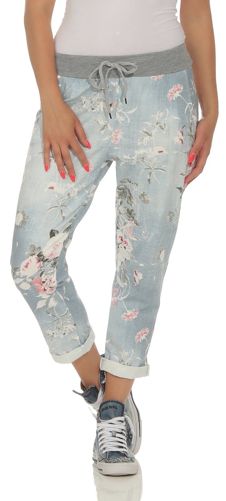 simaranda Jogginghose Damen Jogginghose 29 Hellblau